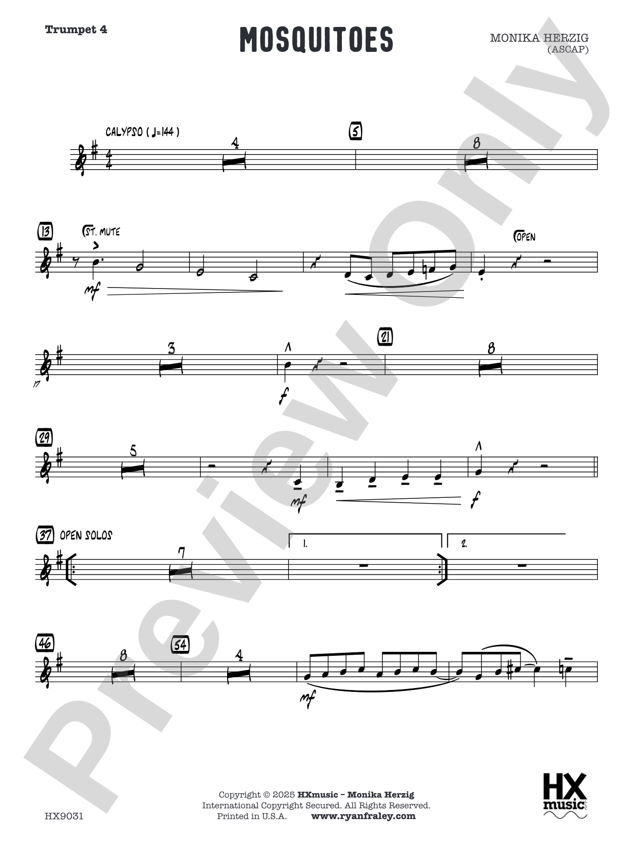 Mosquitoes: Trumpet 4
