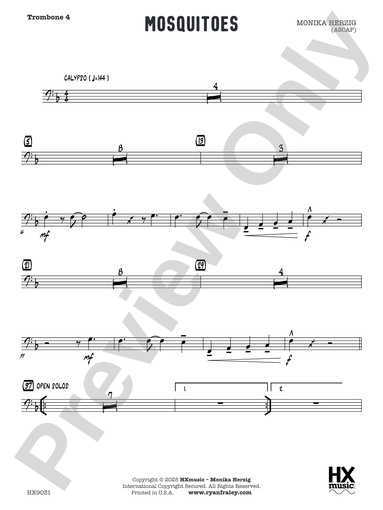 Mosquitoes: Trombone 4