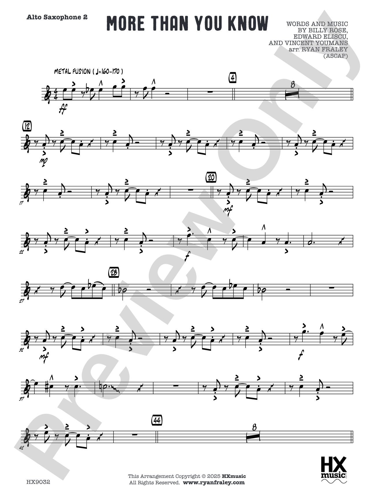 More Than You Know: Alto Saxophone 2
