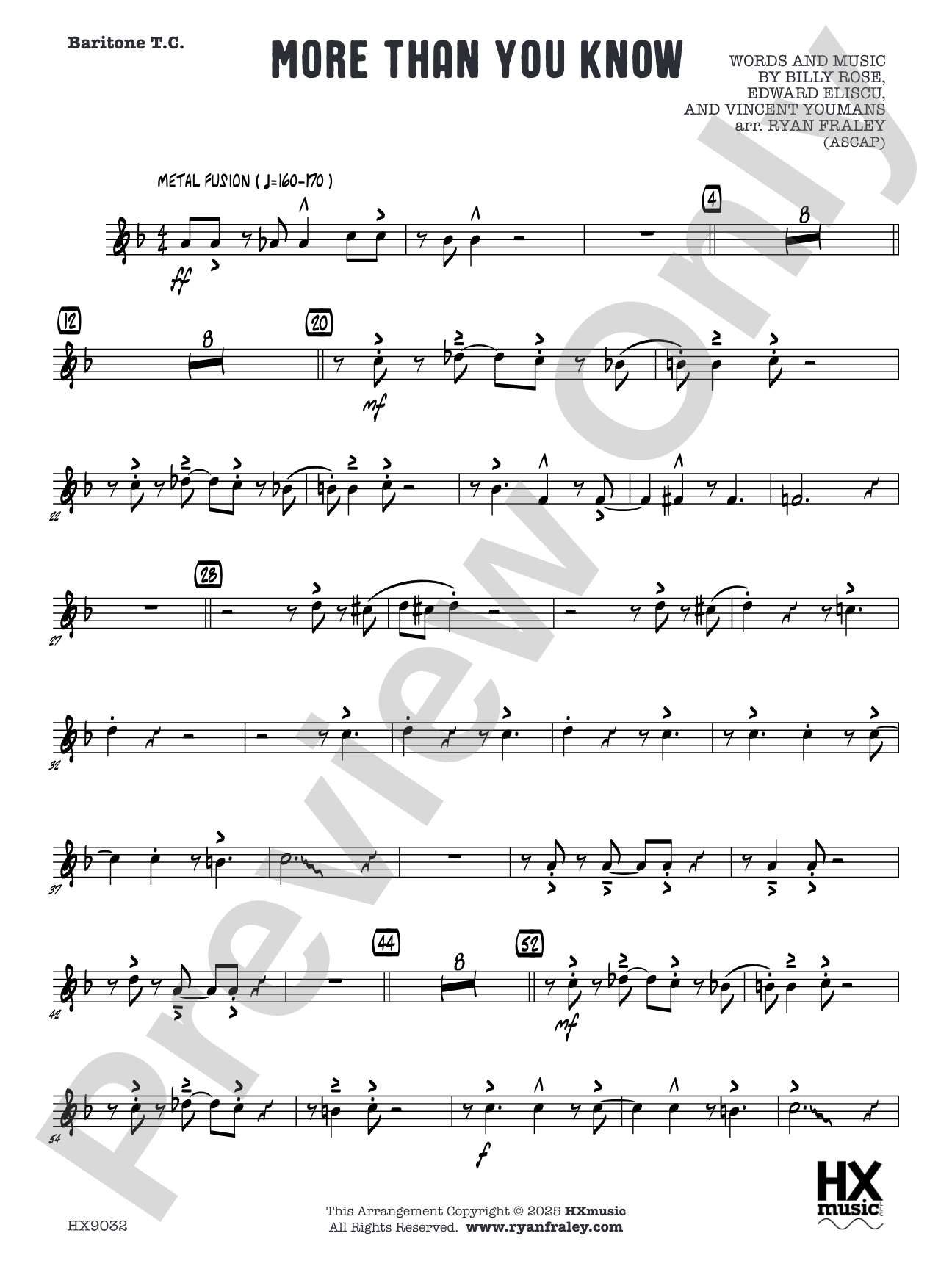 More Than You Know: Baritone T.C.