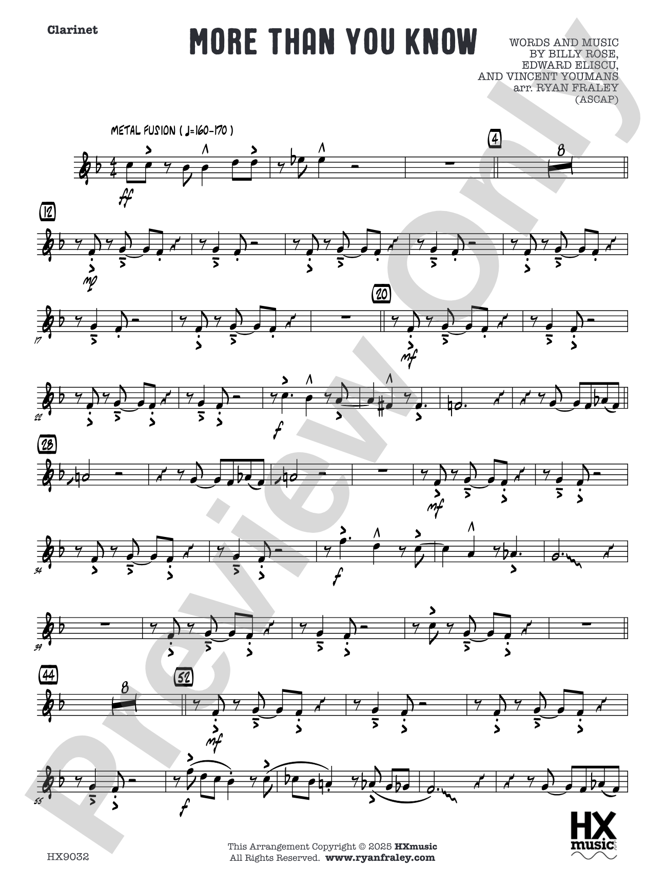 More Than You Know: Clarinet