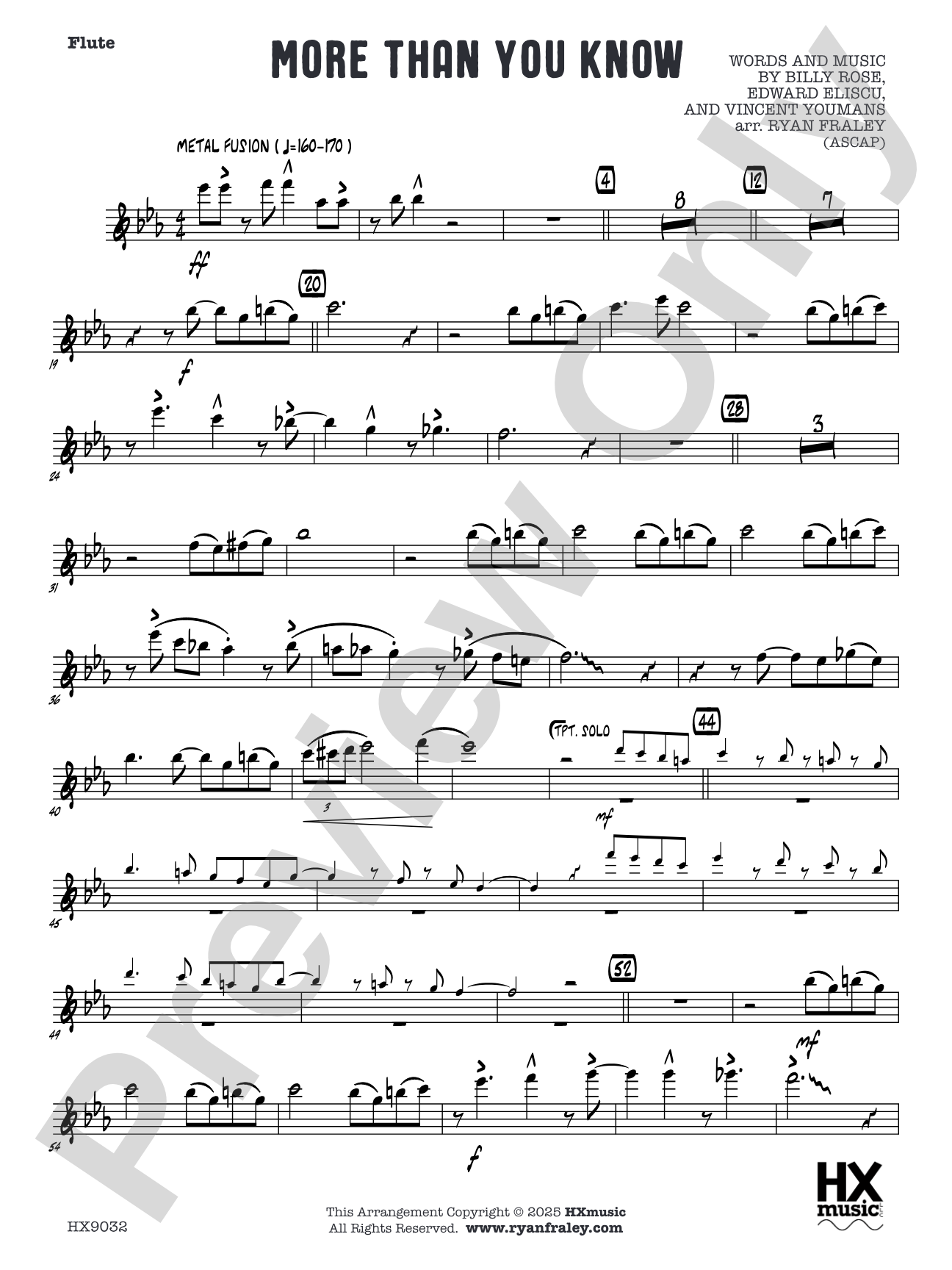 More Than You Know: Flute