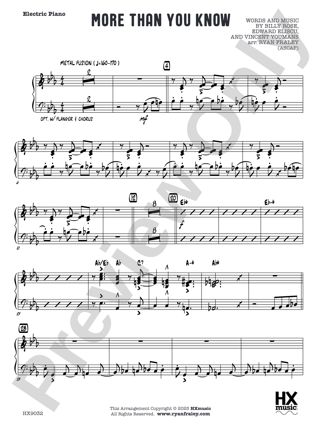 More Than You Know: Electric Piano