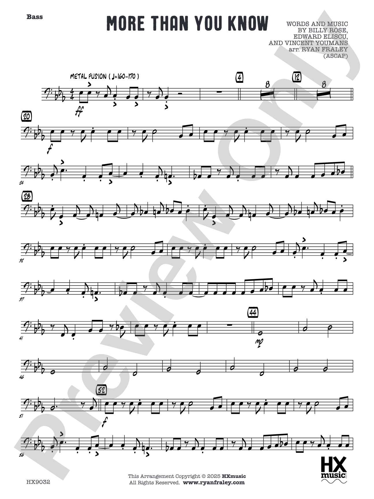 More Than You Know: Bass