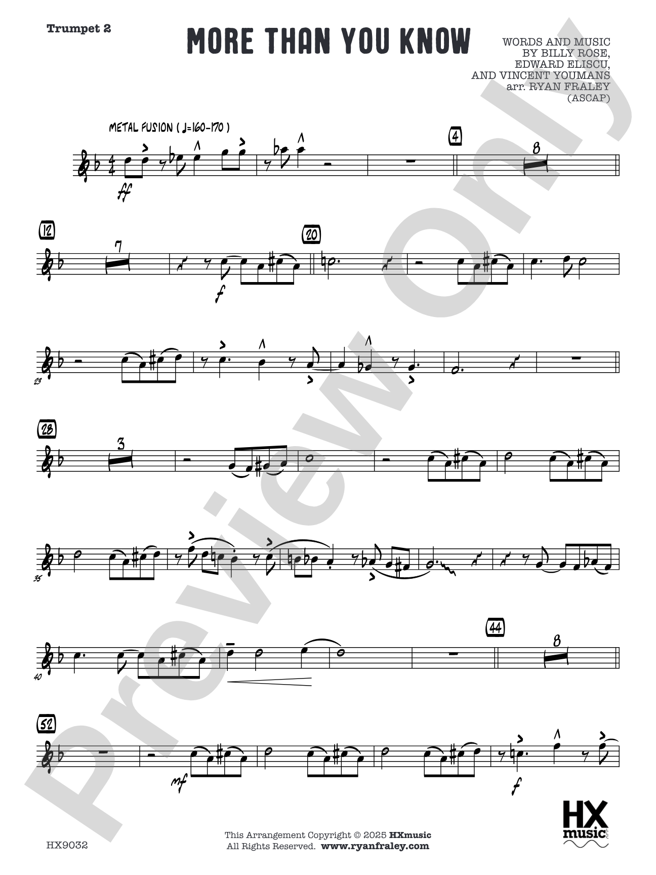 More Than You Know: Trumpet 2