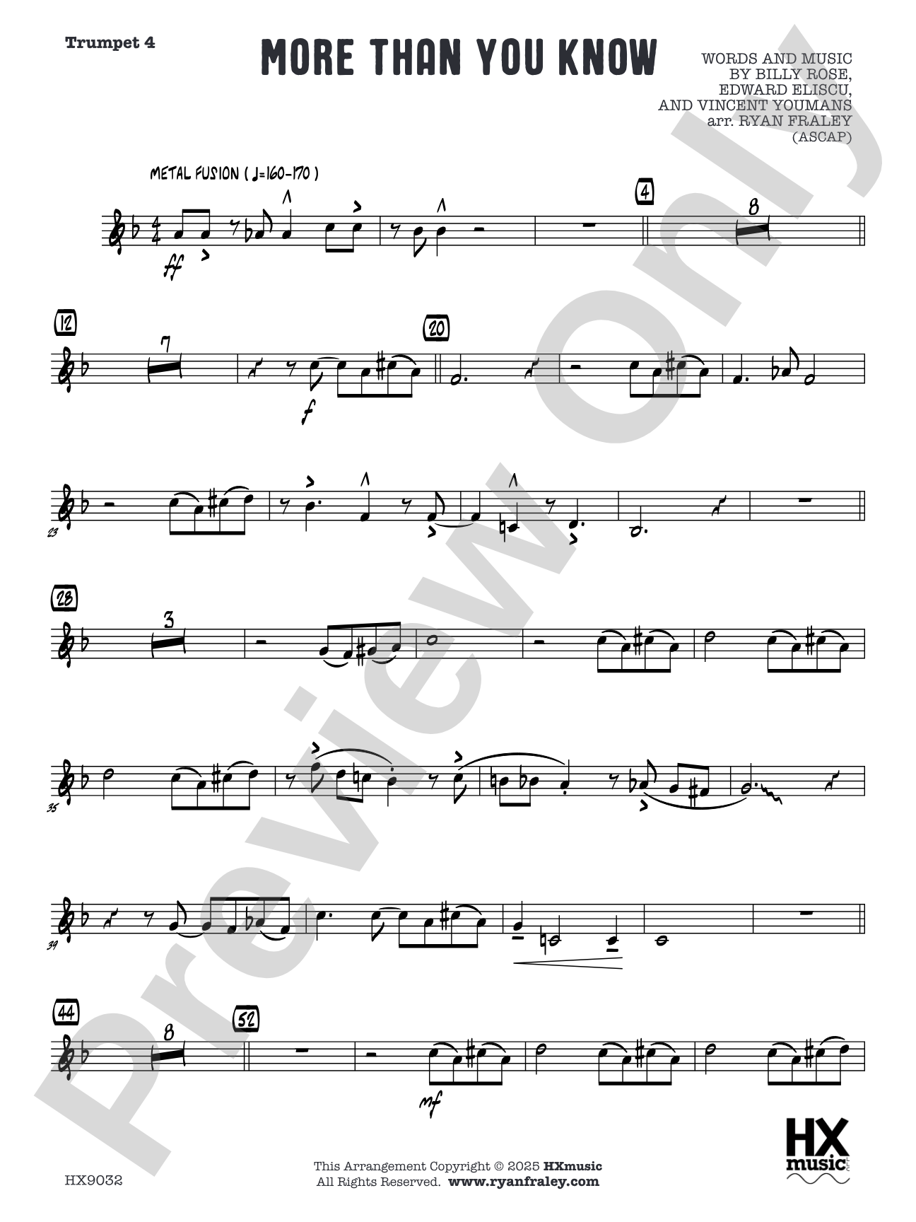 More Than You Know: Trumpet 4