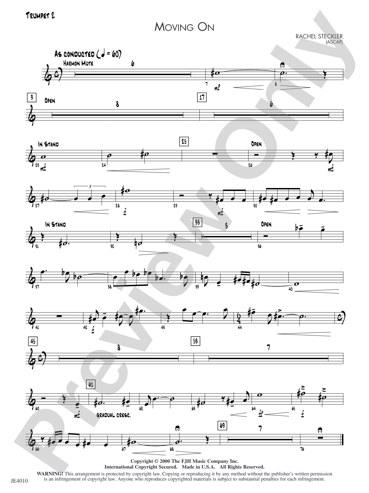 Moving On: Trumpet 2