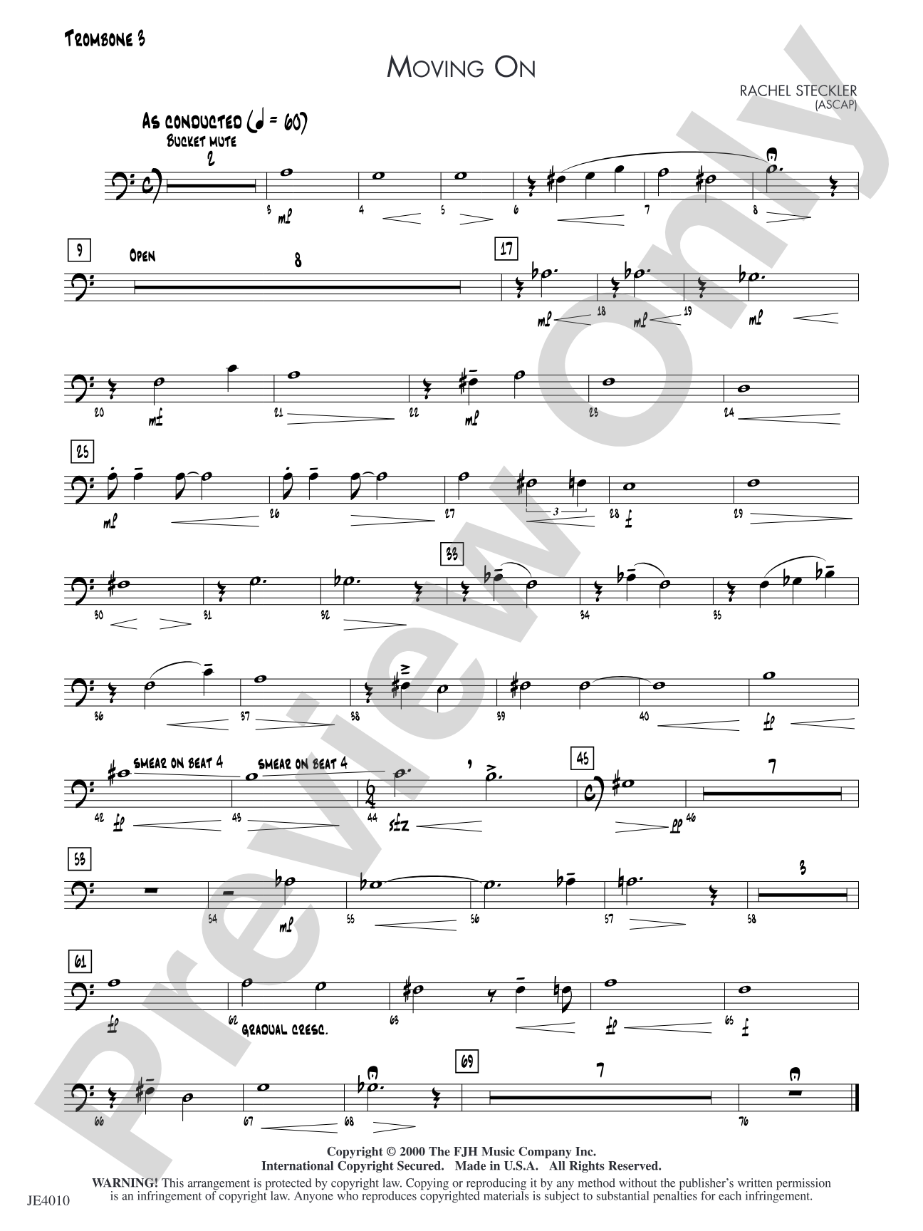 Moving On: Trombone 3