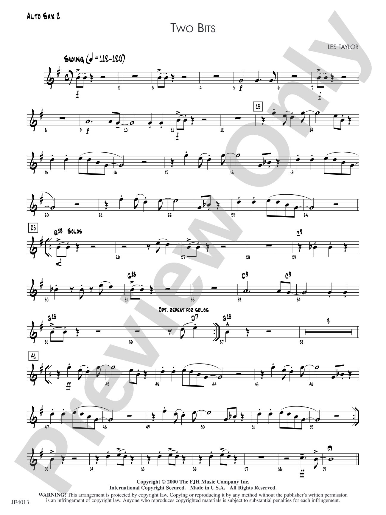 Two Bits: Alto Sax 2