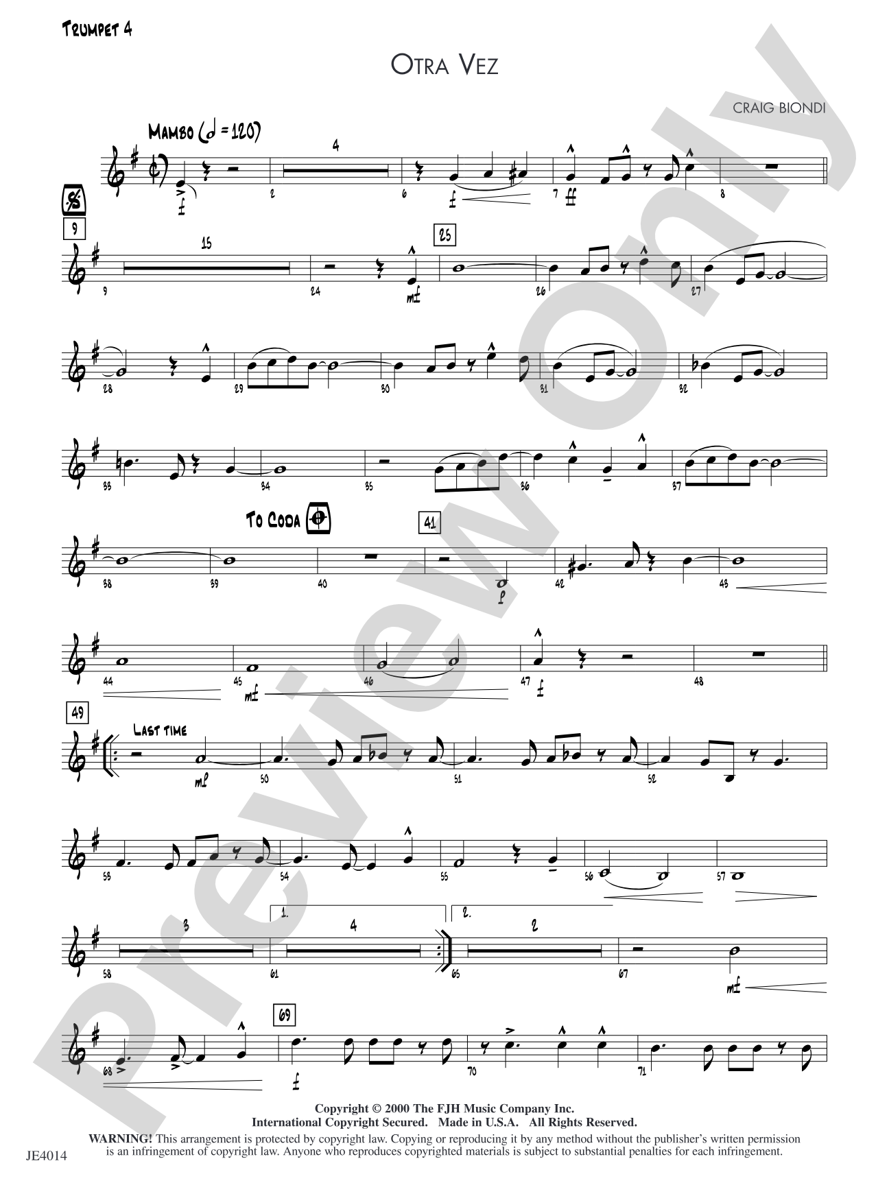 Otra Vez: Trumpet 4