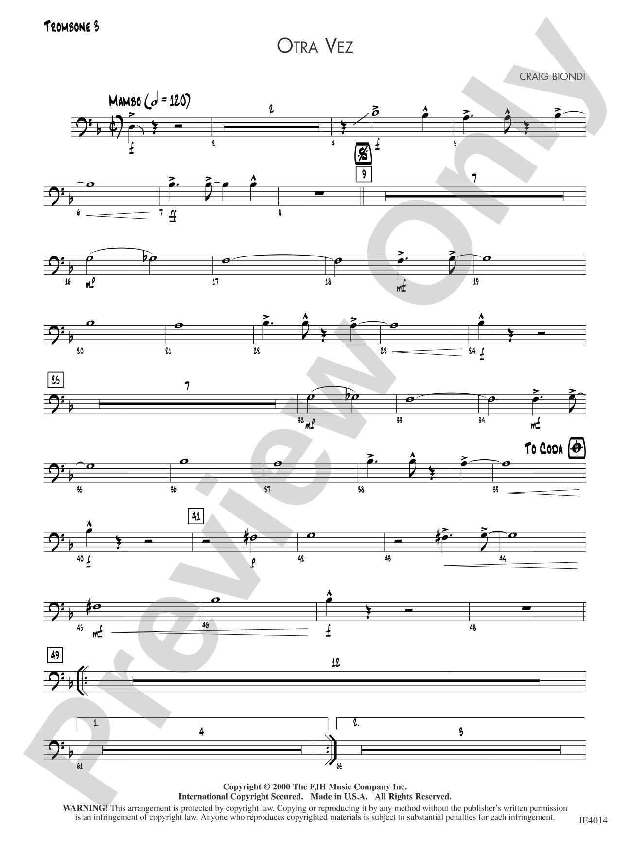 Otra Vez: Trombone 3