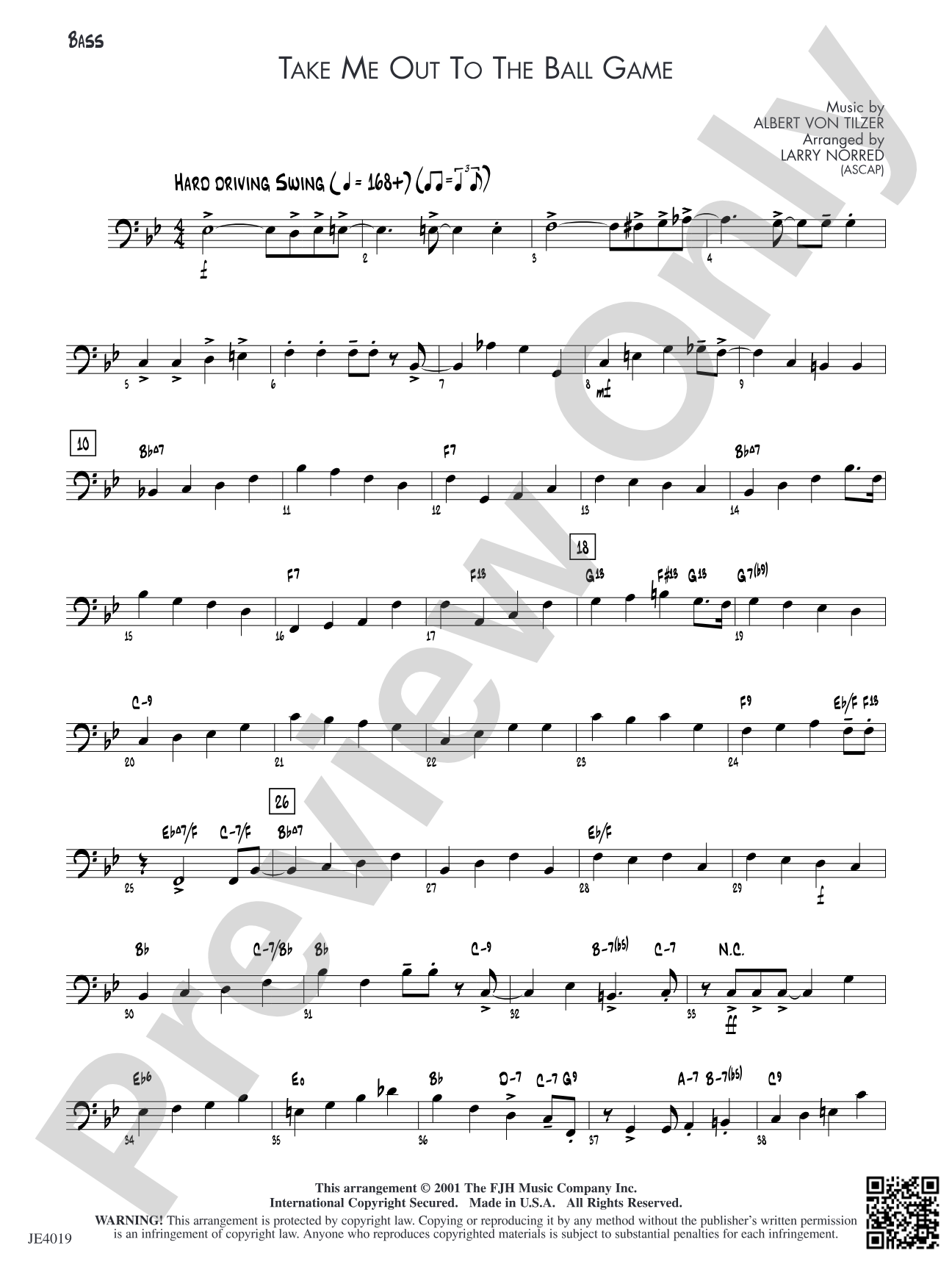 Take Me Out to the Ball Game: Bass