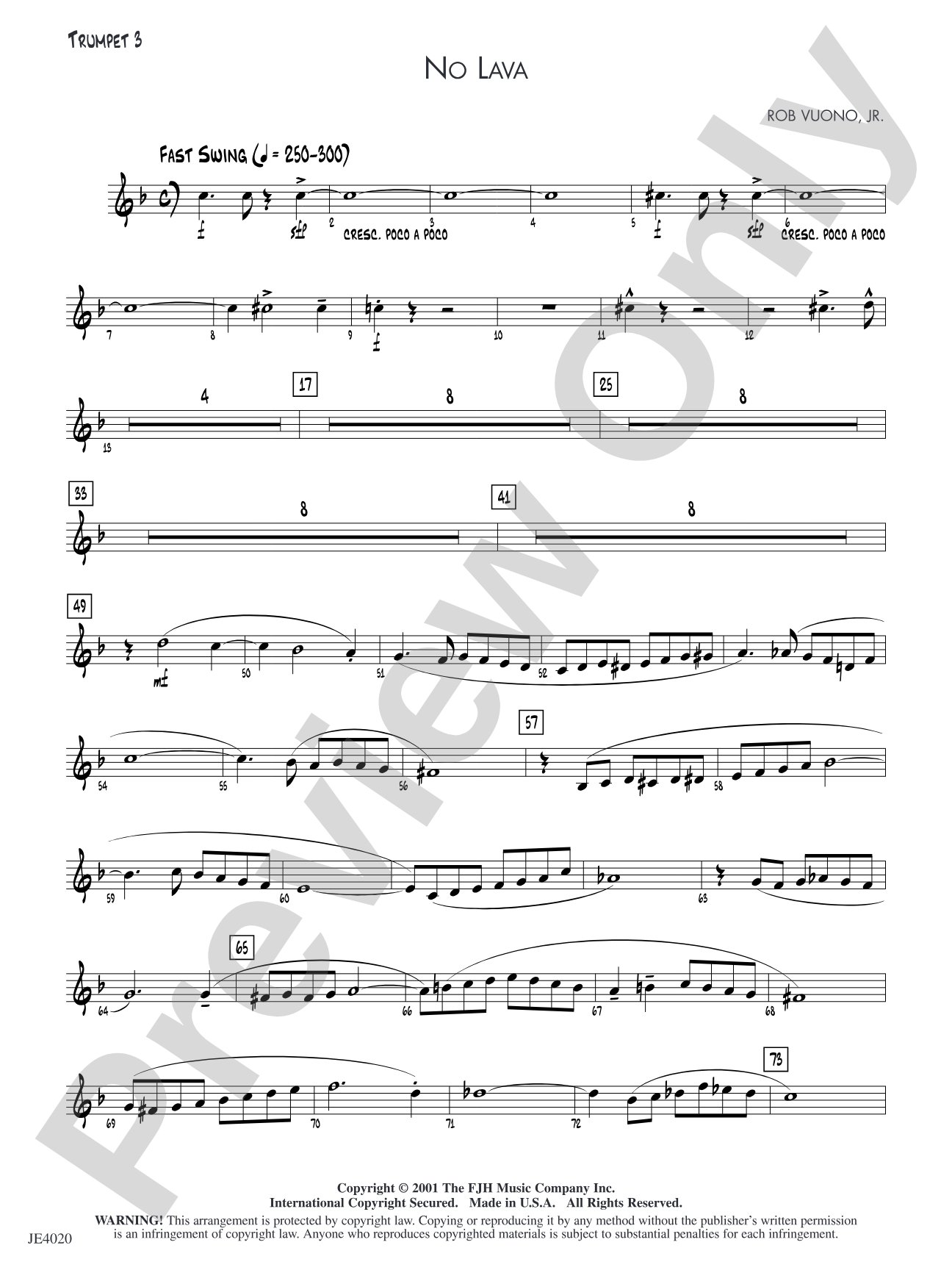 No Lava: Trumpet 3