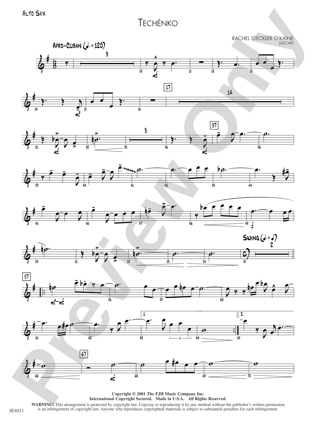 Techénko: Alto Sax