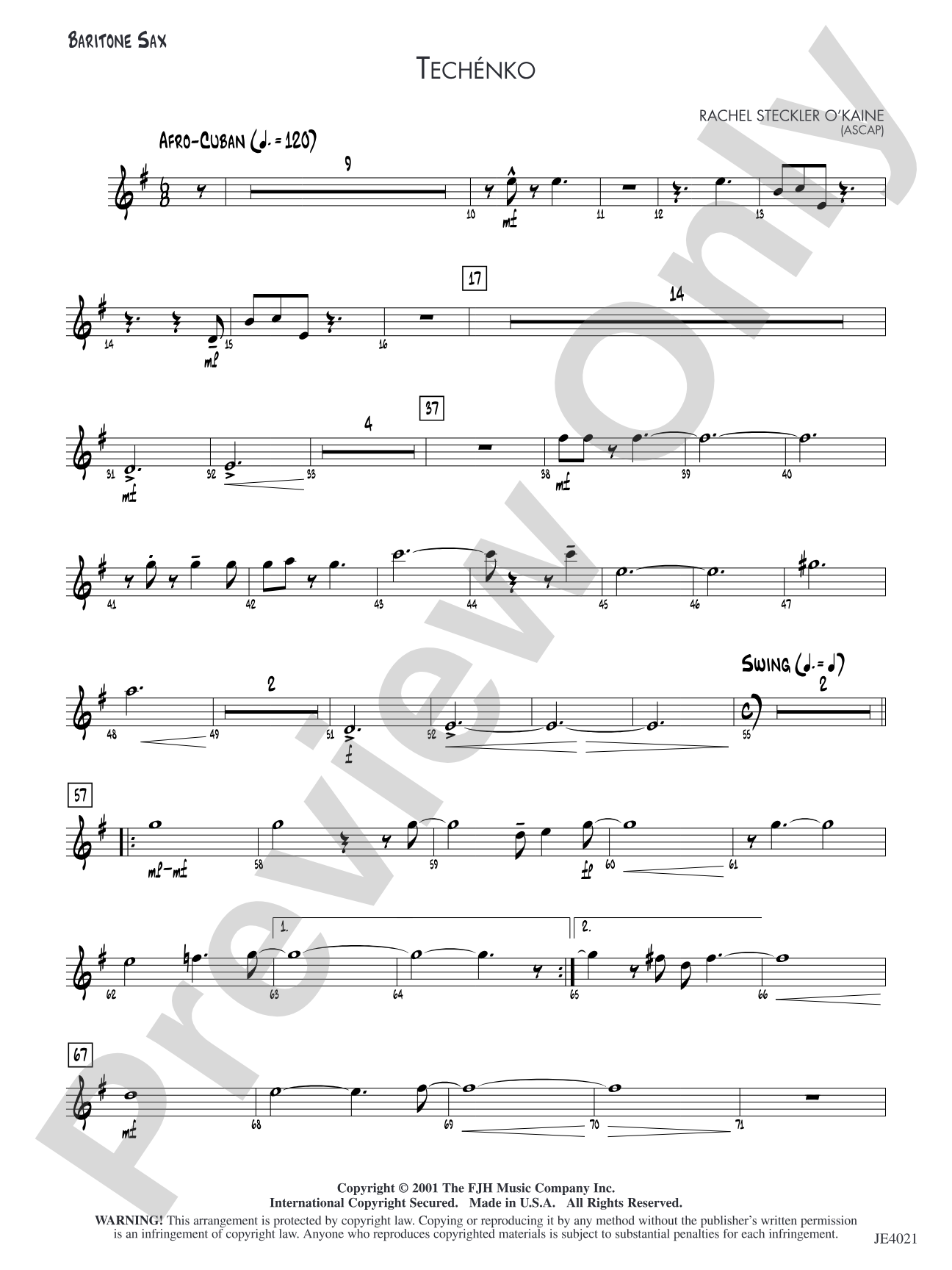 Techénko: Baritone Sax