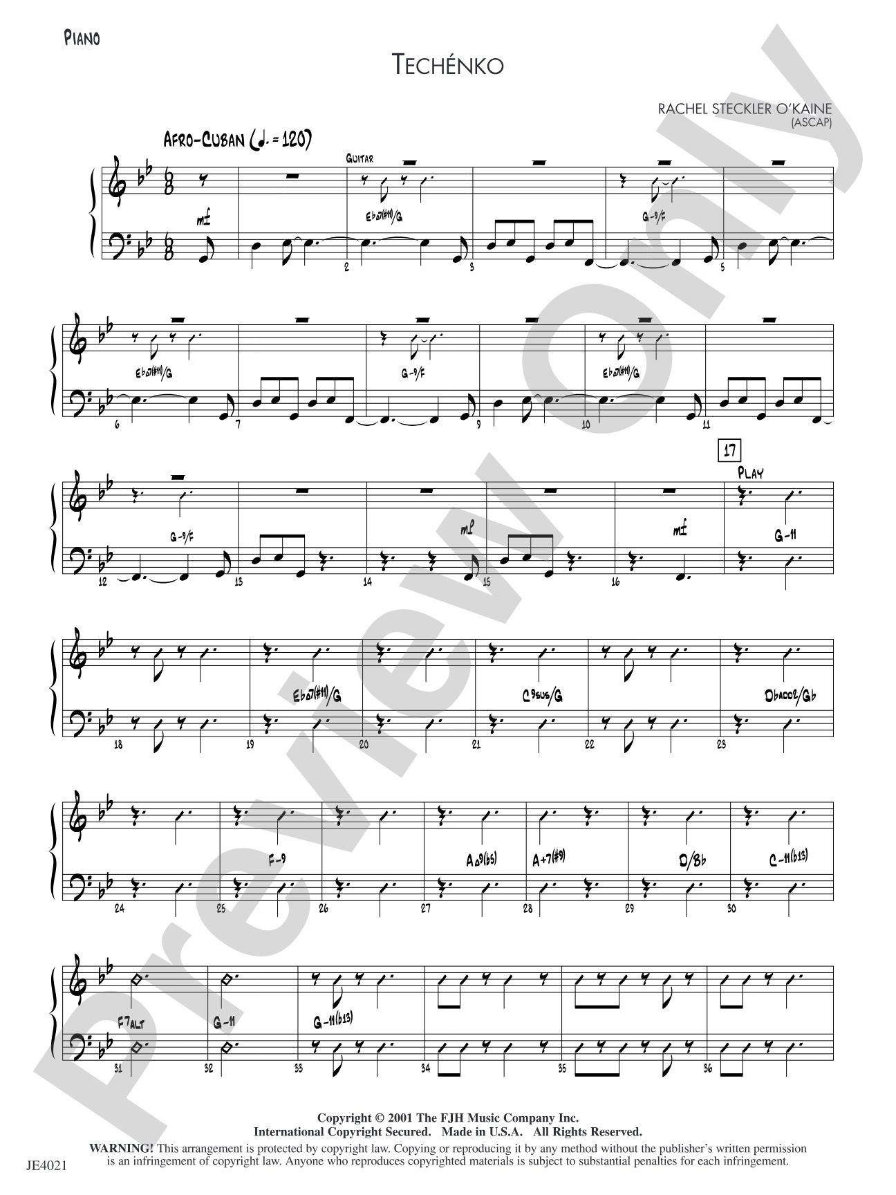 Techénko: Piano