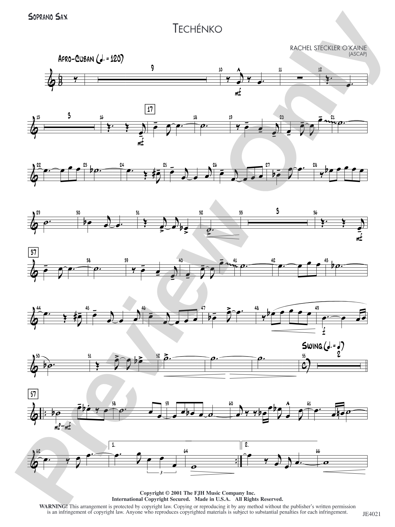 Techénko: Soprano Sax