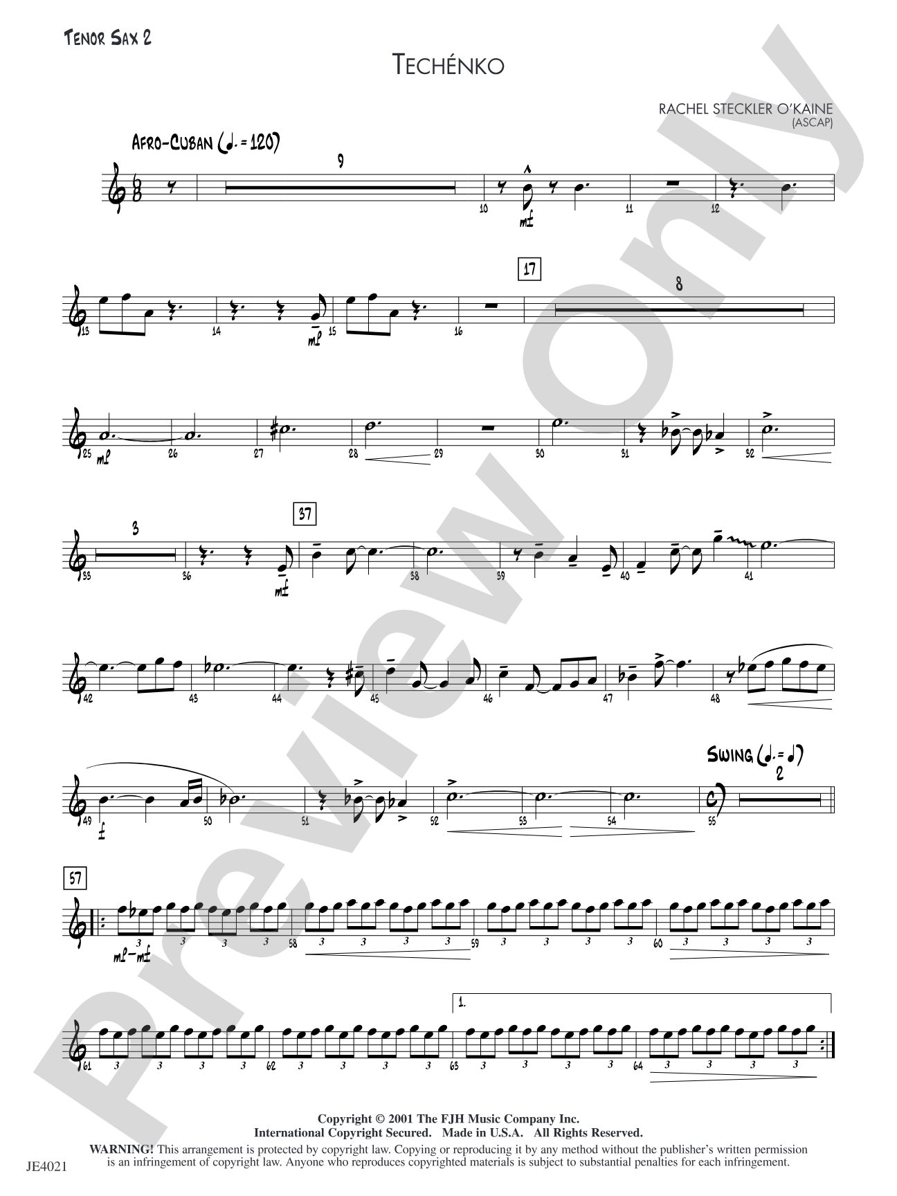 Techénko: Tenor Sax 2