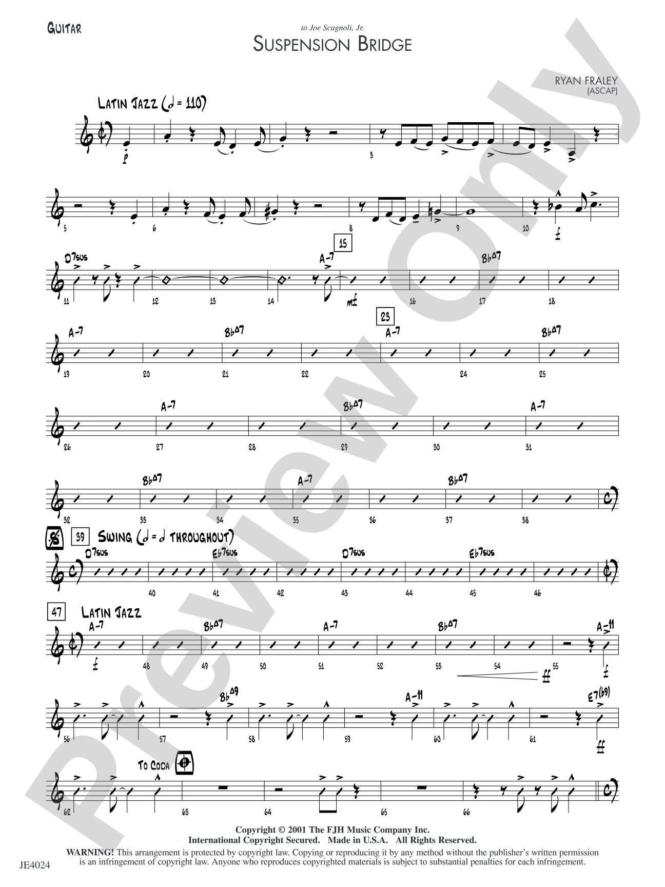 Suspension Bridge: Guitar