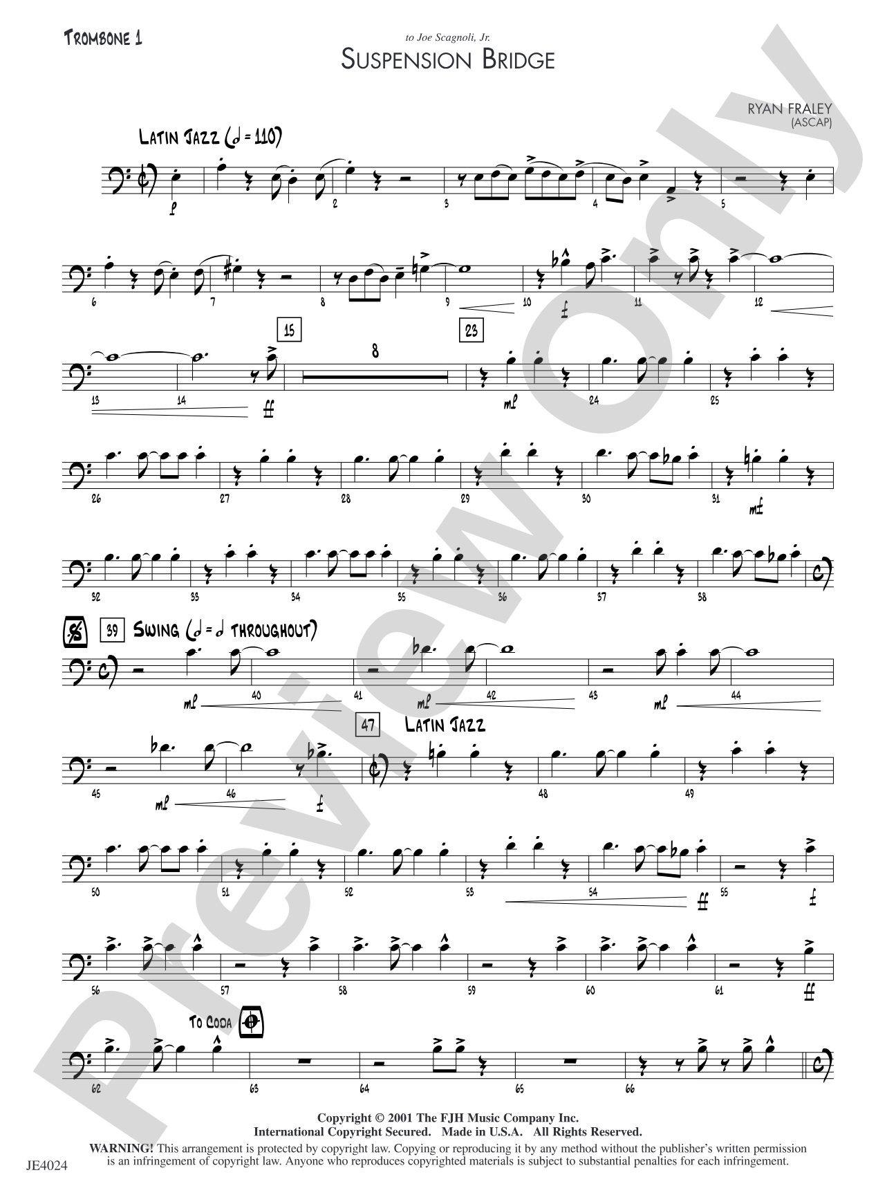 Suspension Bridge: Trombone 1