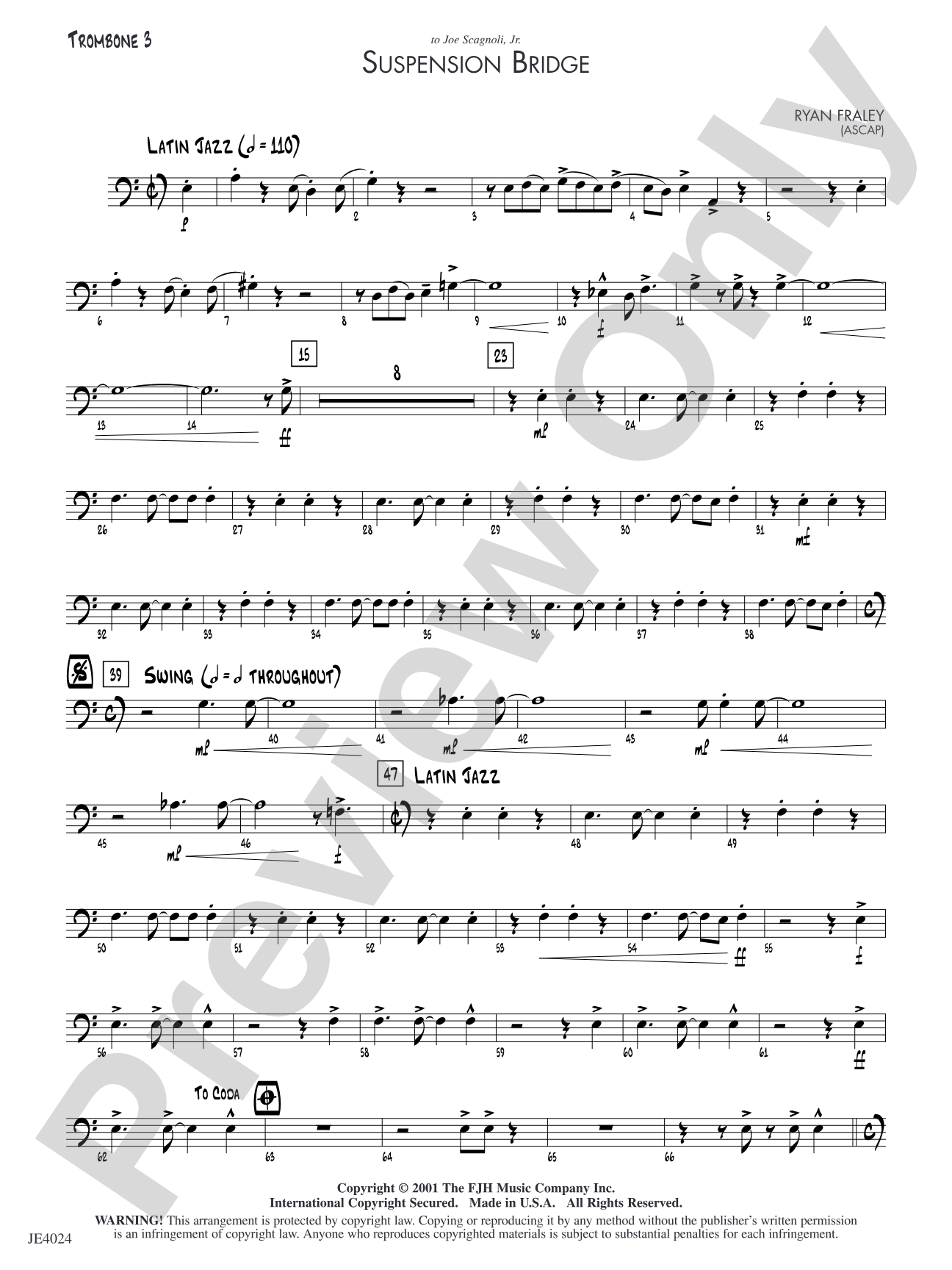Suspension Bridge: Trombone 3