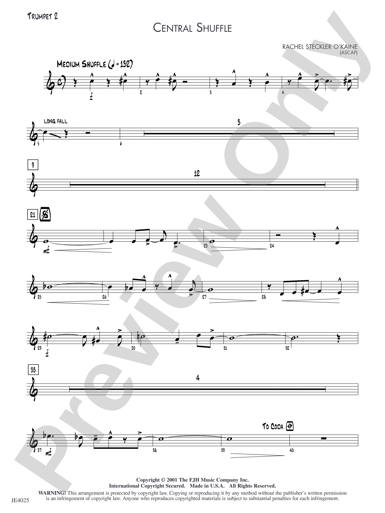 Central Shuffle: Trumpet 2
