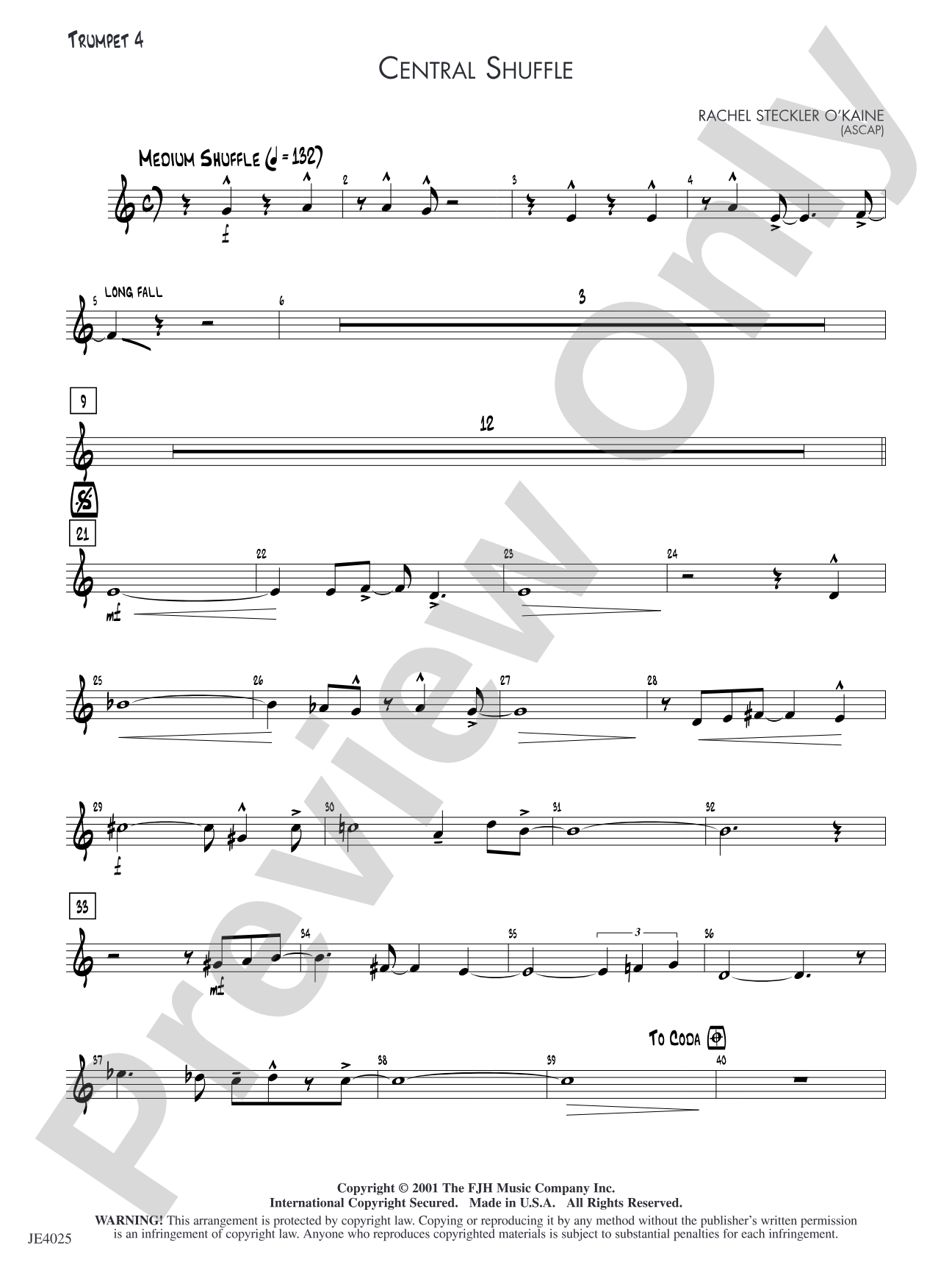 Central Shuffle: Trumpet 4