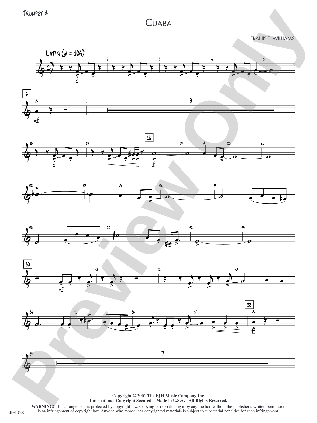 Cuaba: Trumpet 4