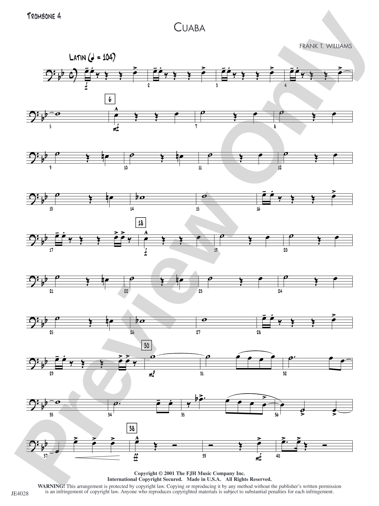 Cuaba: Trombone 4
