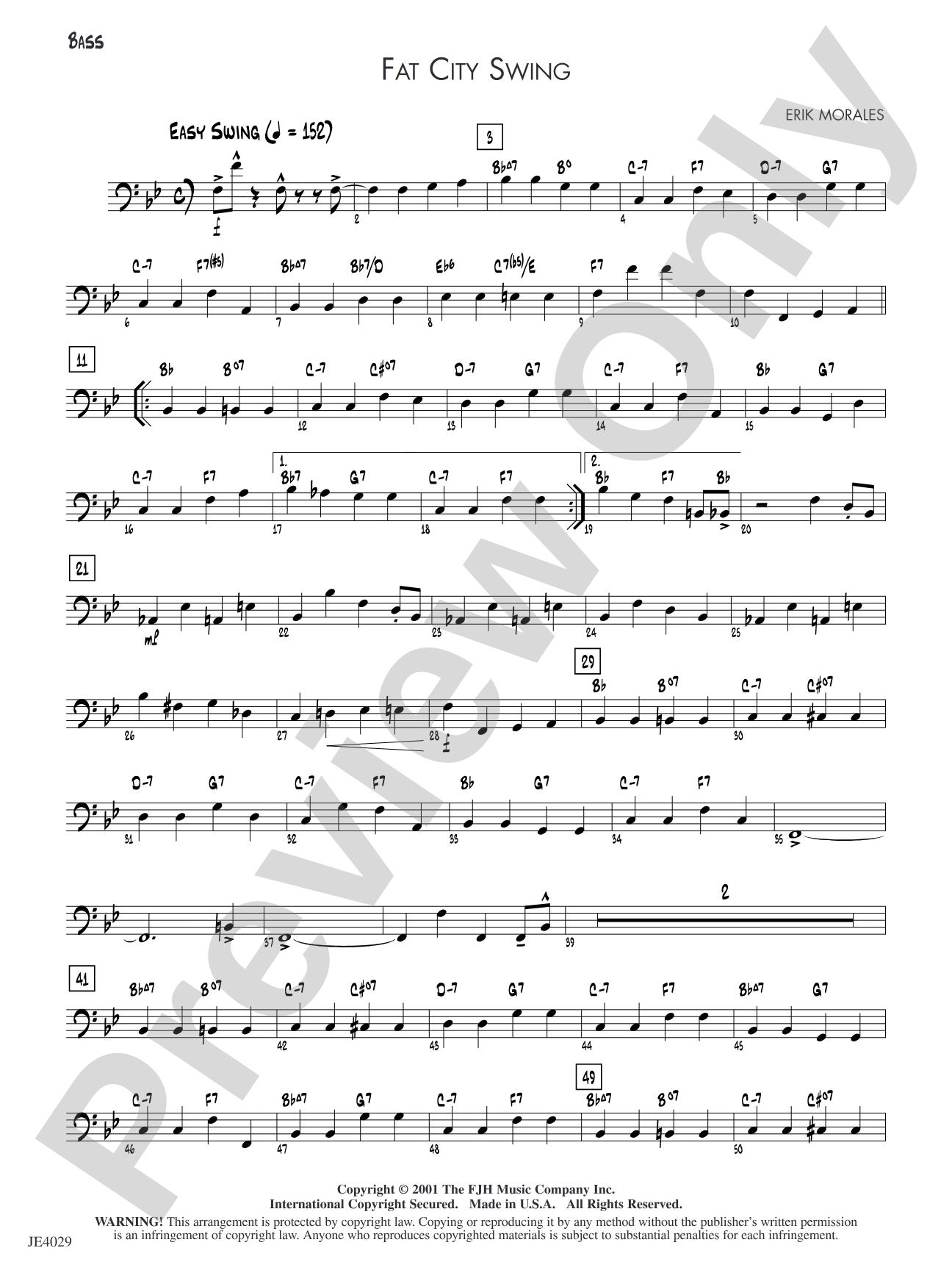Fat City Swing: Bass