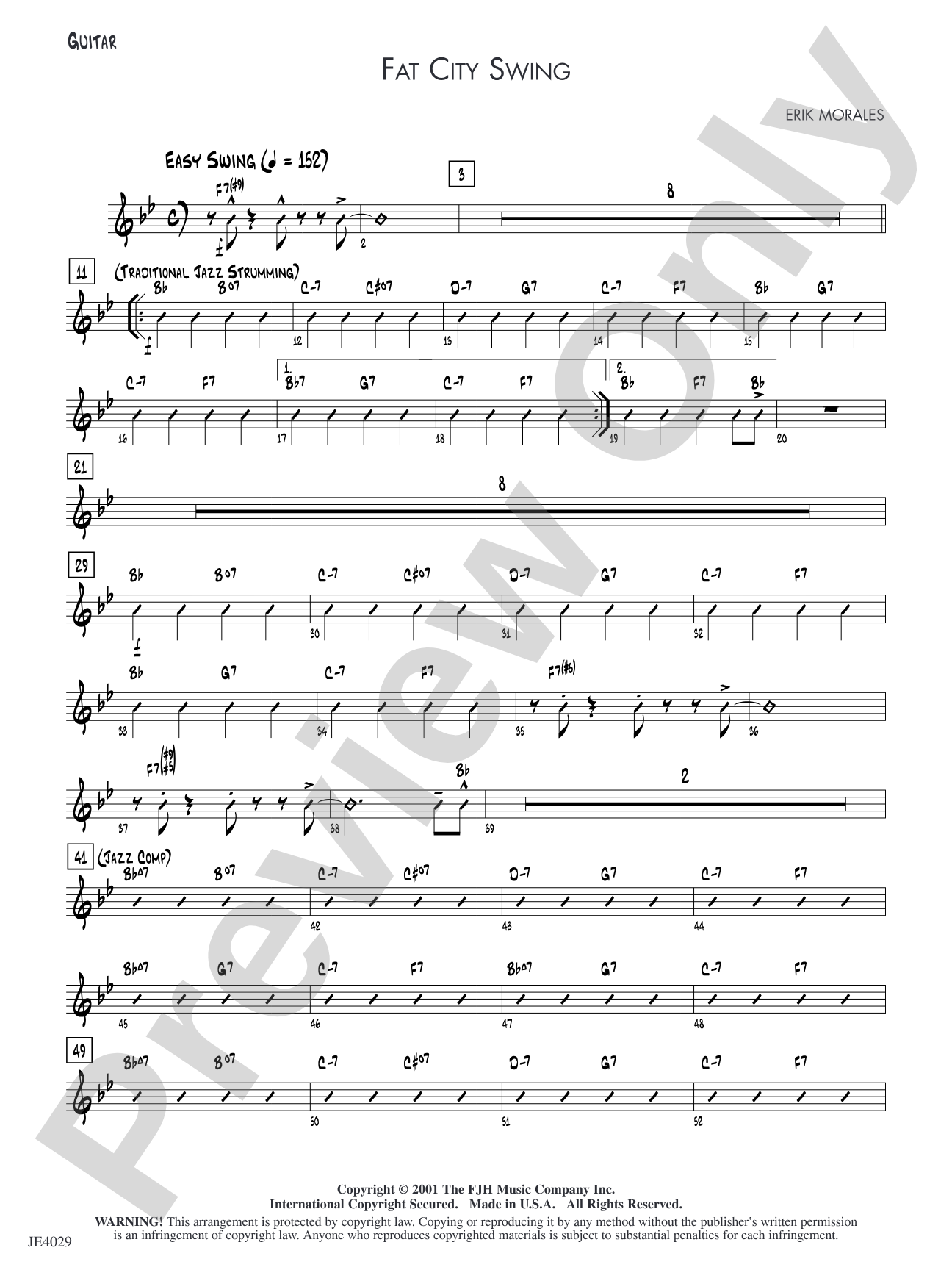 Fat City Swing: Guitar