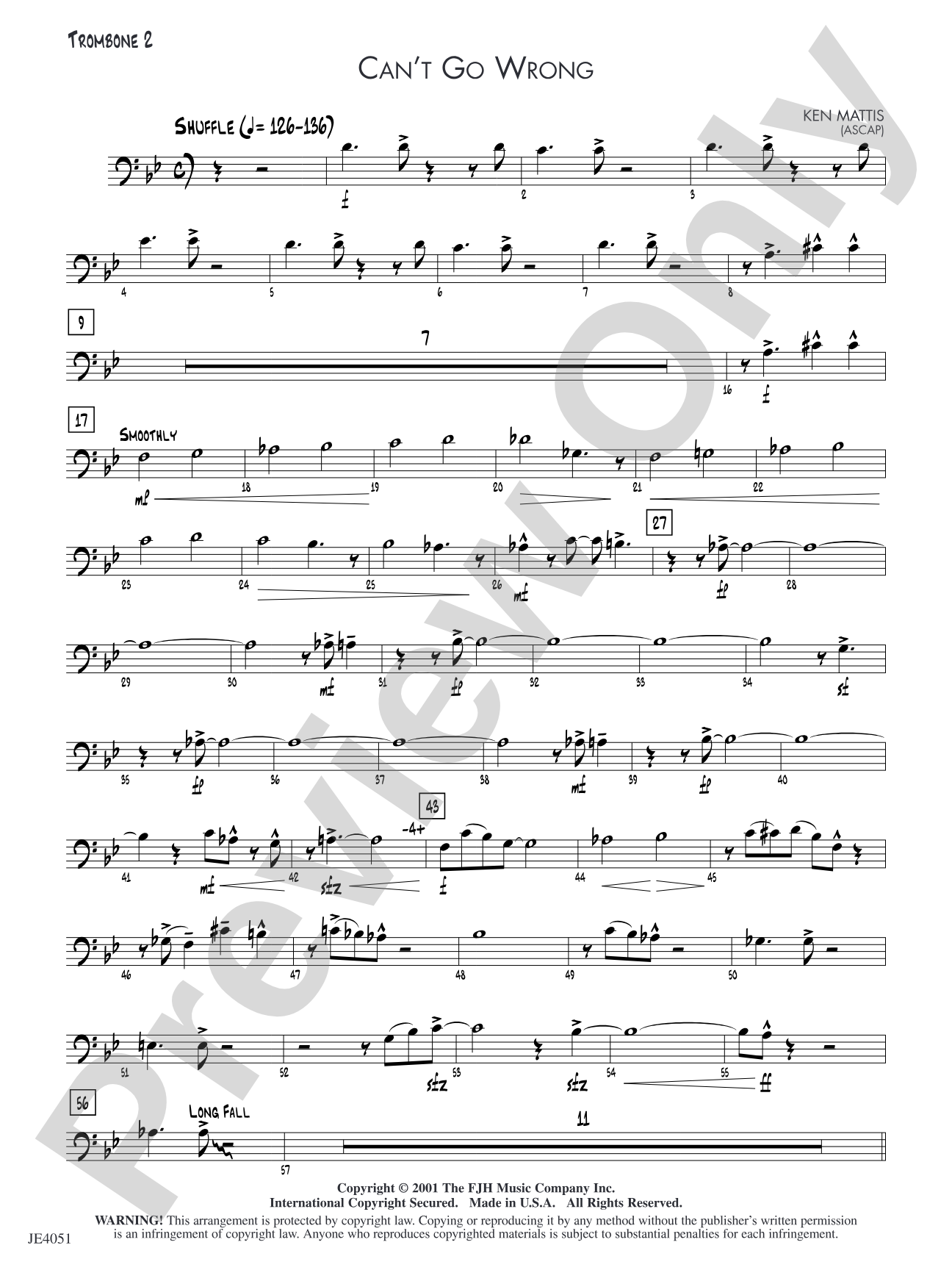 Can't Go Wrong: Trombone 2