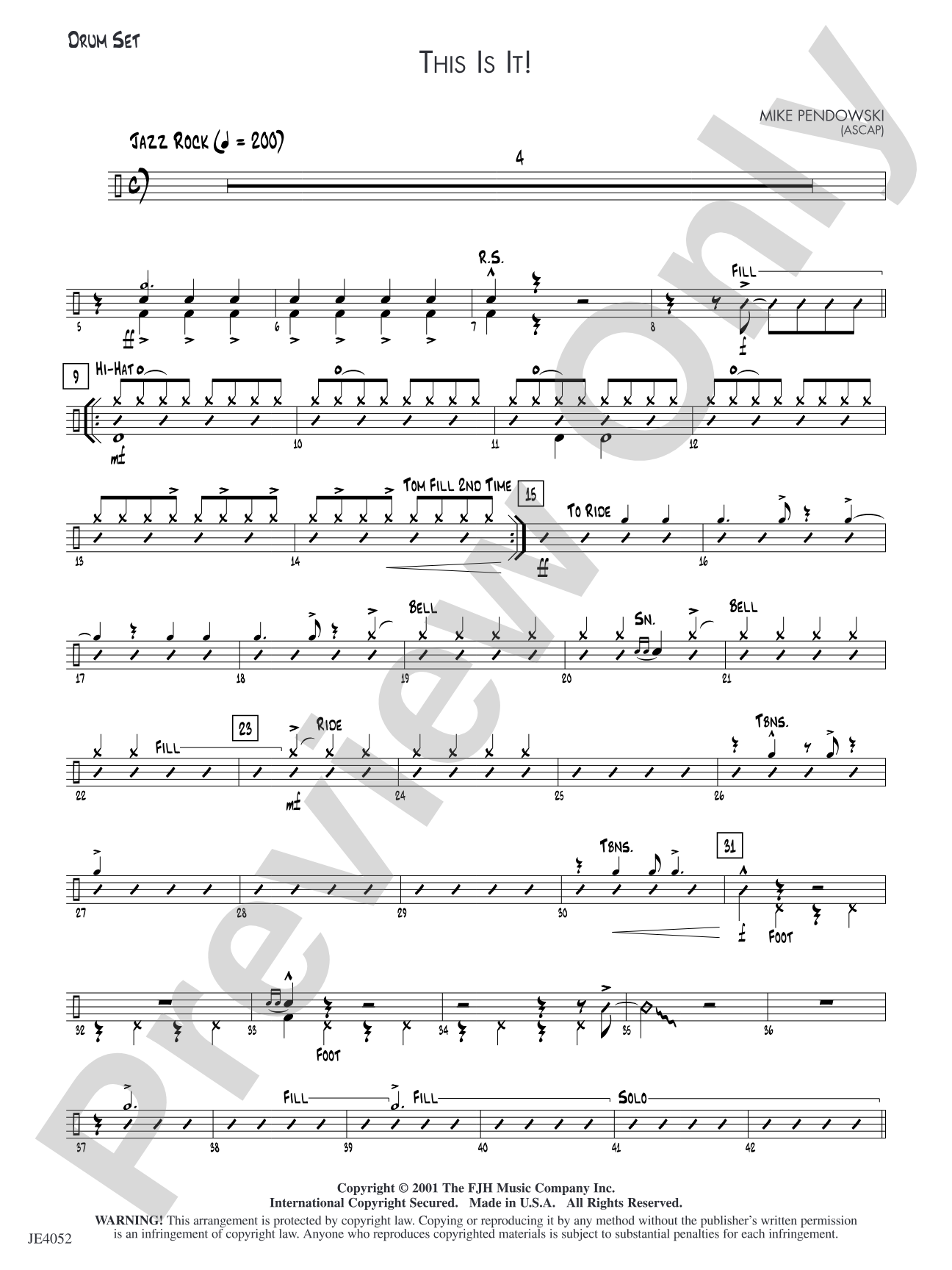 This Is It!: Drum Set