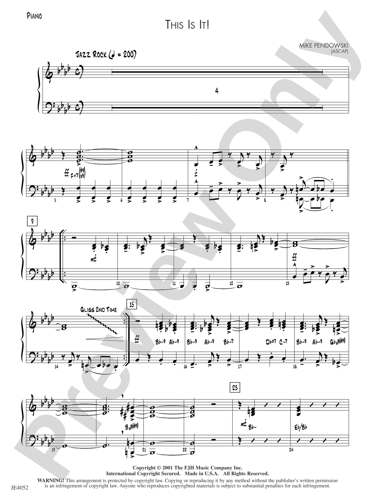 This Is It!: Piano