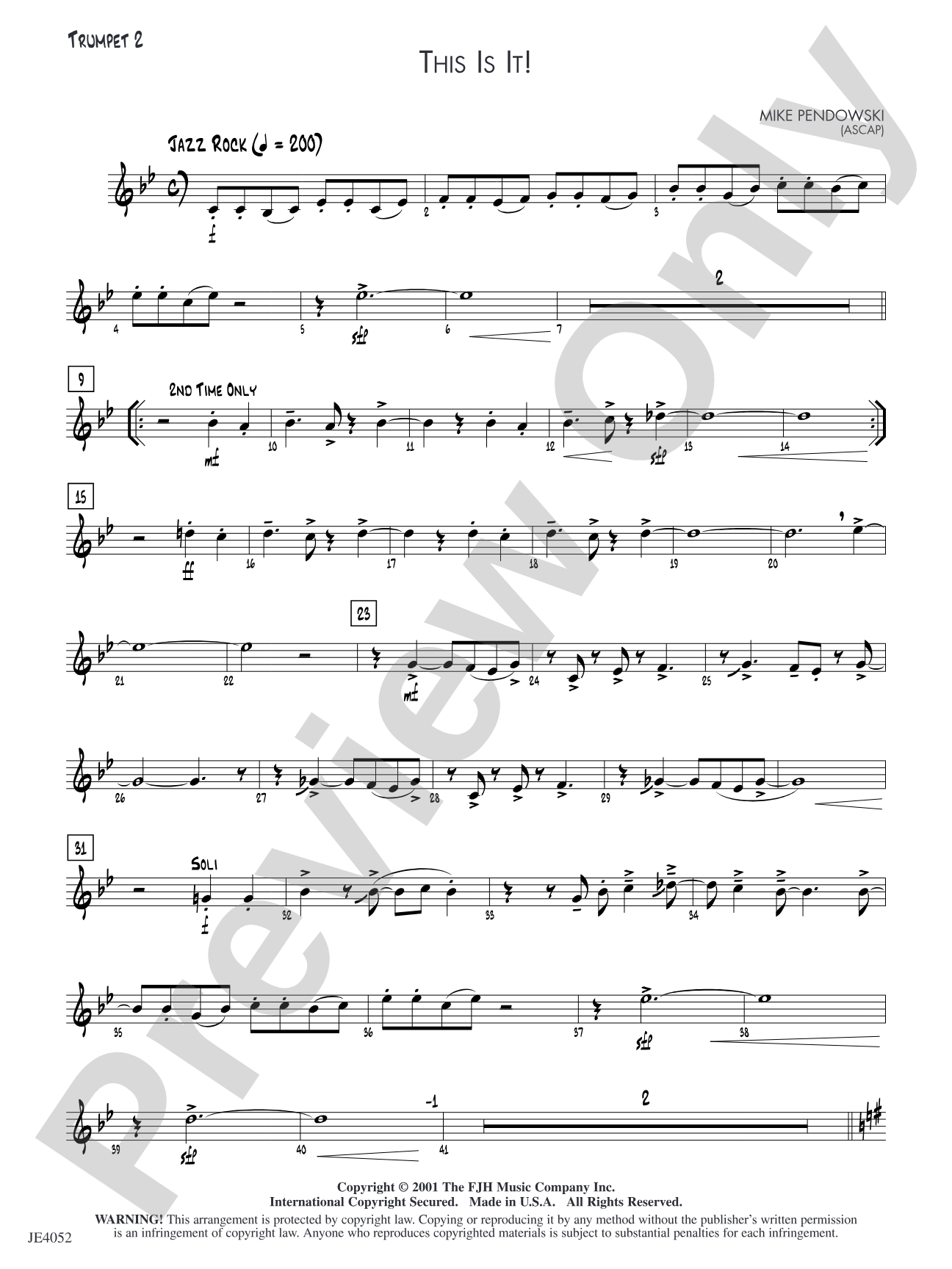 This Is It!: Trumpet 2