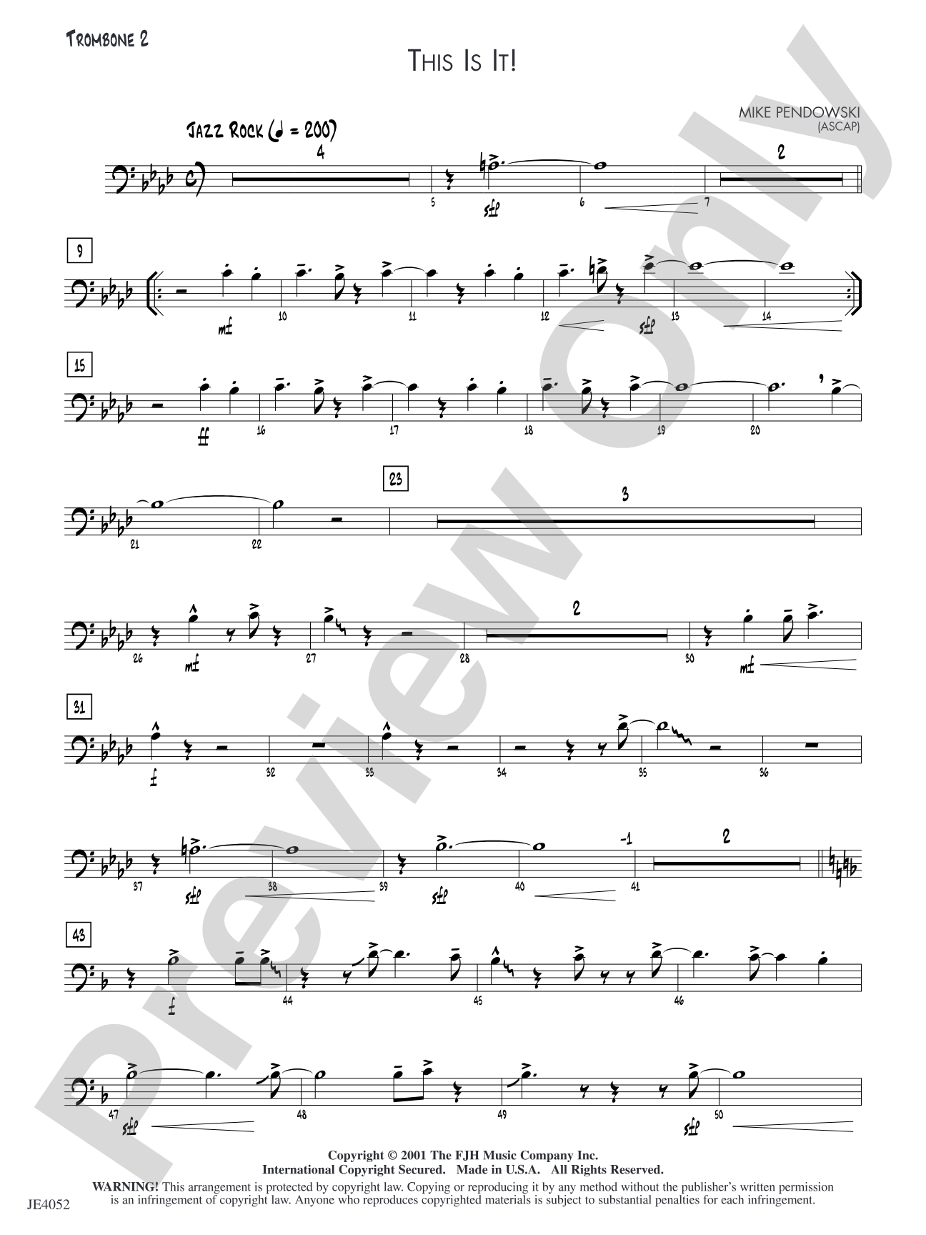 This Is It!: Trombone 2