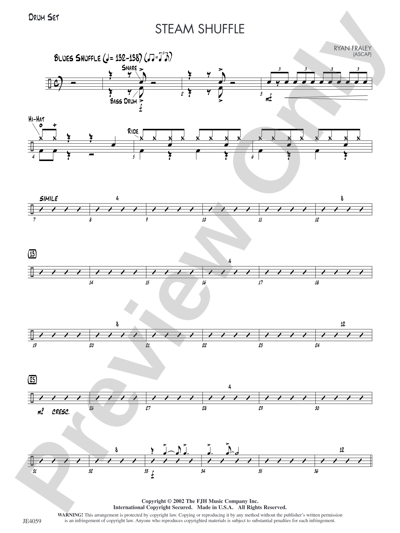 Steam Shuffle: Drum Set