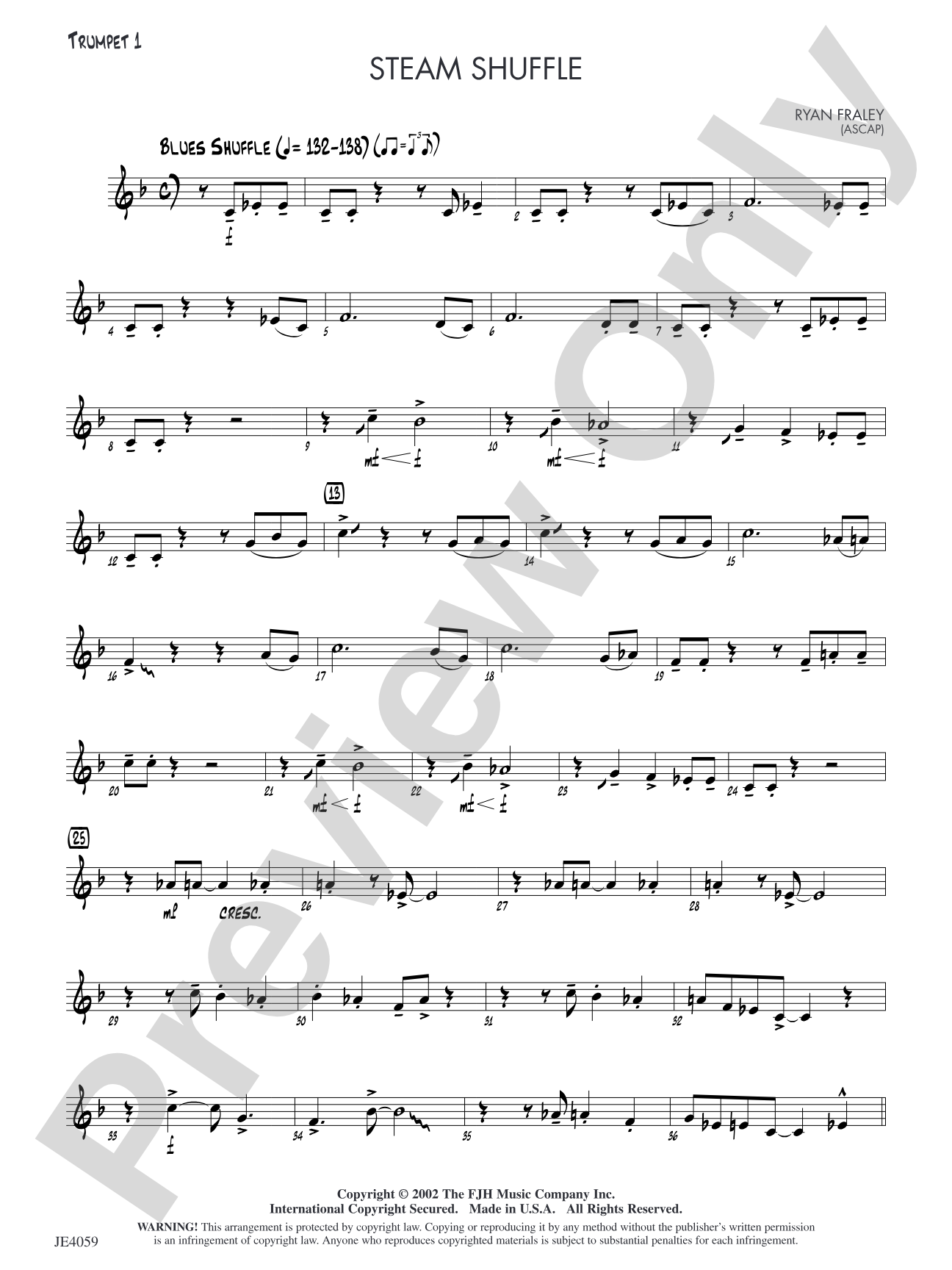 Steam Shuffle: Trumpet 1