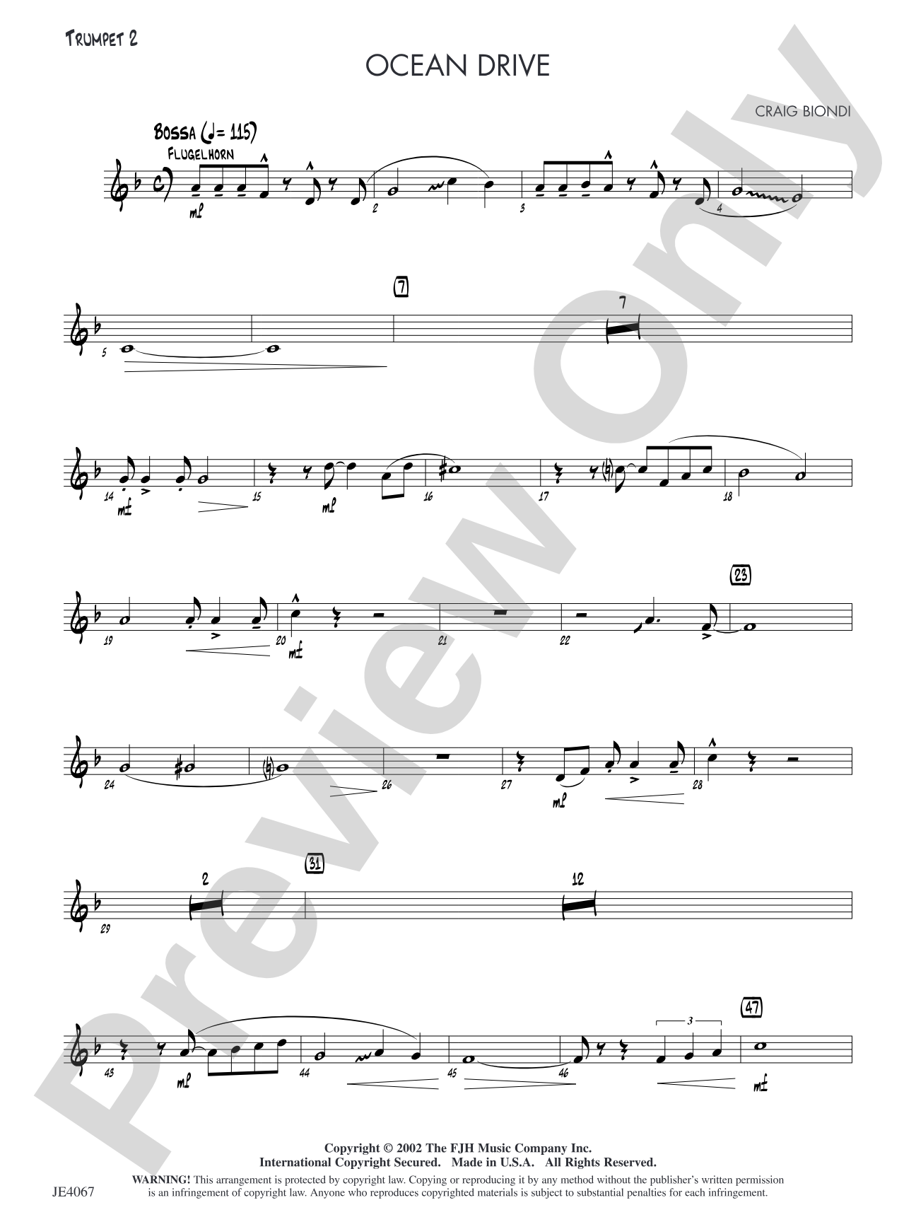 Ocean Drive: Trumpet 2