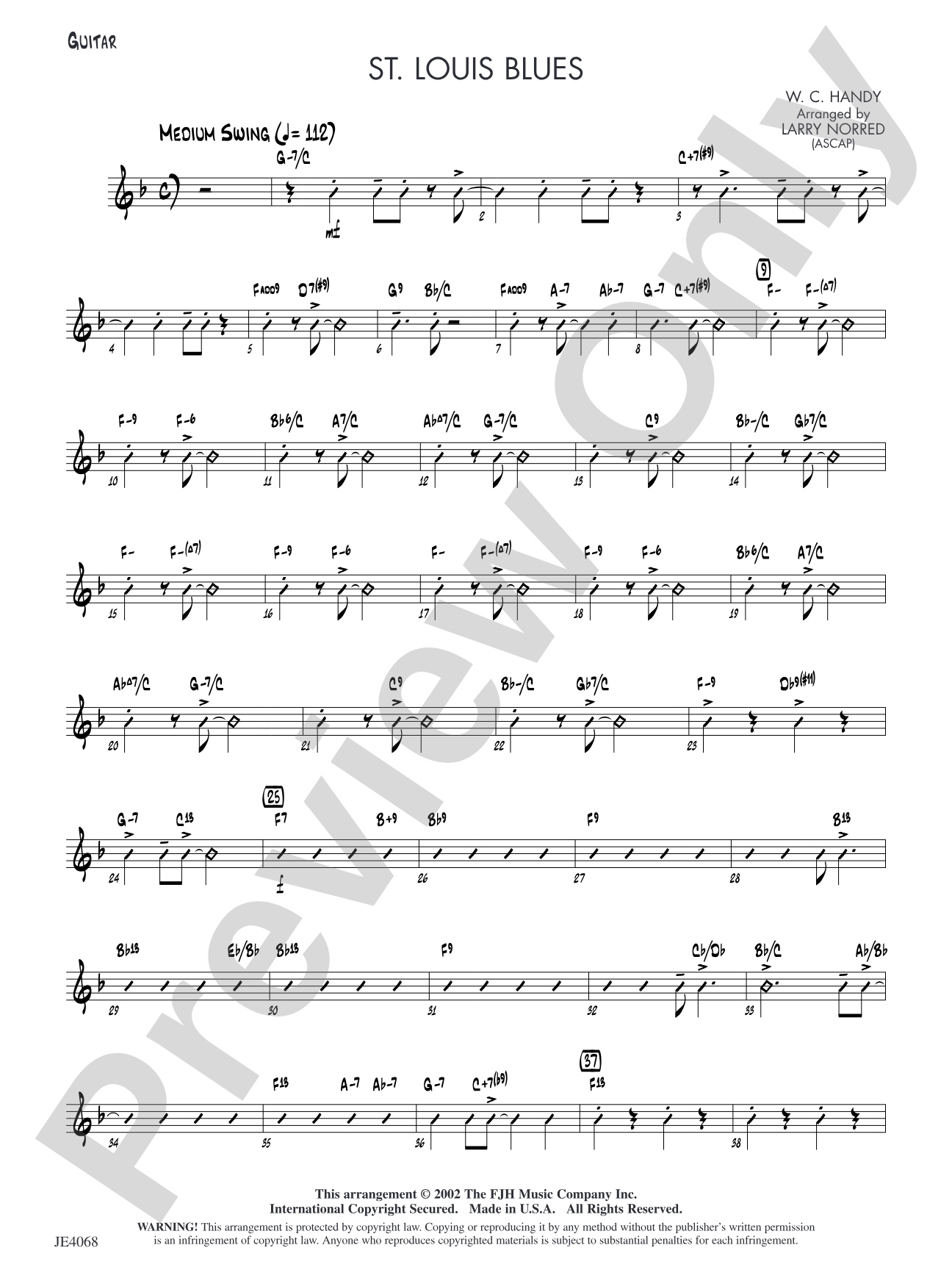 St. Louis Blues: Guitar