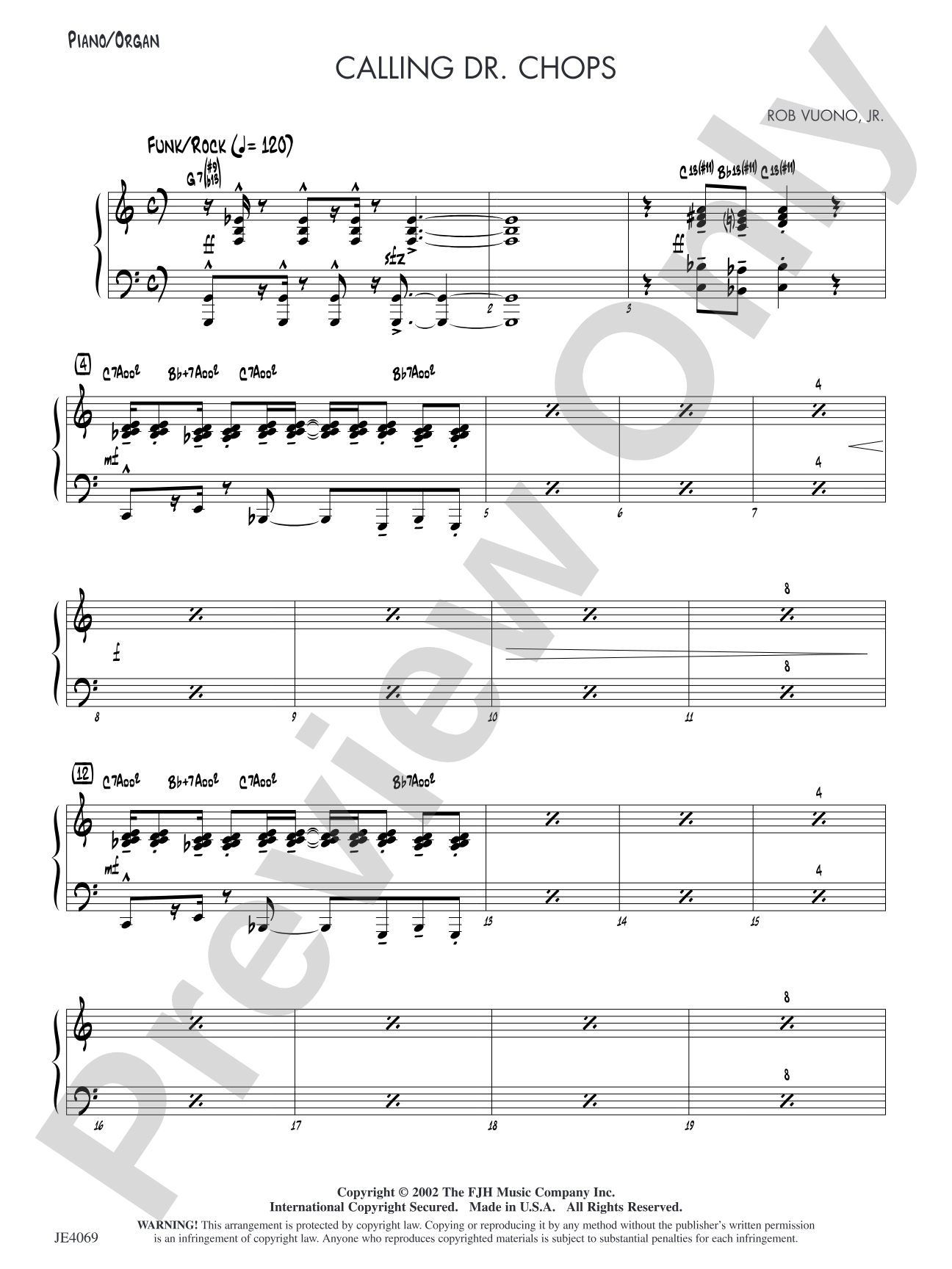 Calling Dr. Chops: Piano / Organ