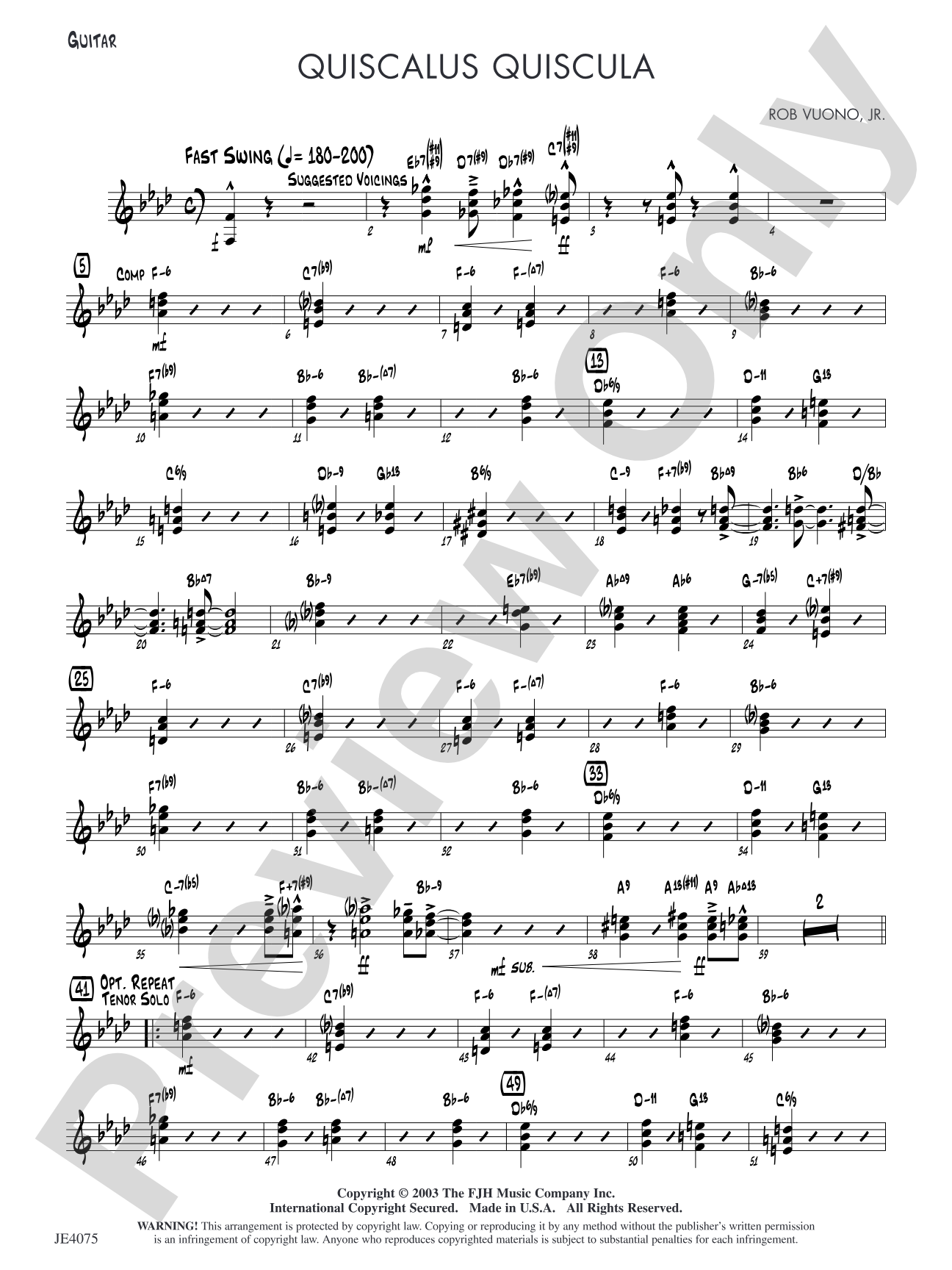 Quiscalus Quiscula: Guitar