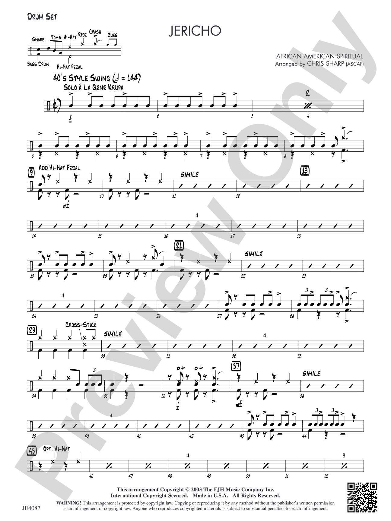 Jericho: Drum Set