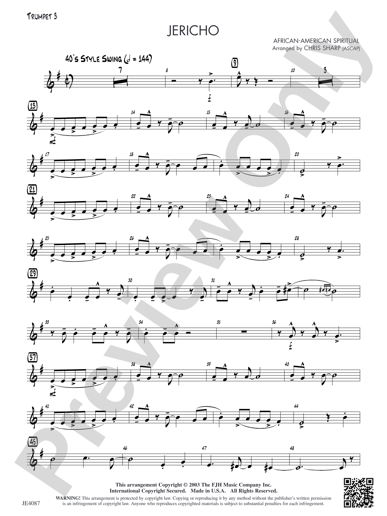 Jericho: Trumpet 3
