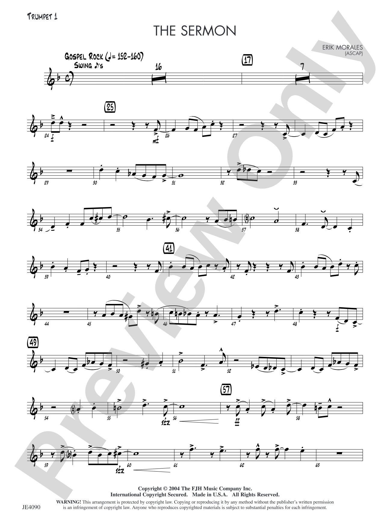 The Sermon: Trumpet 1