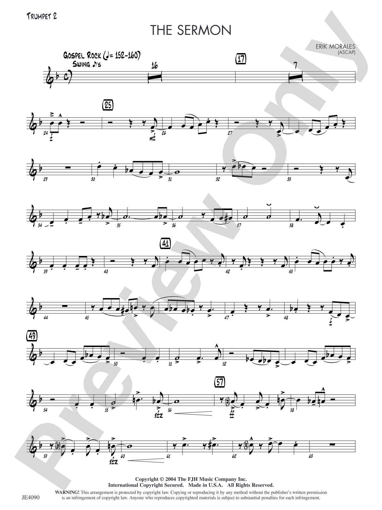 The Sermon: Trumpet 2
