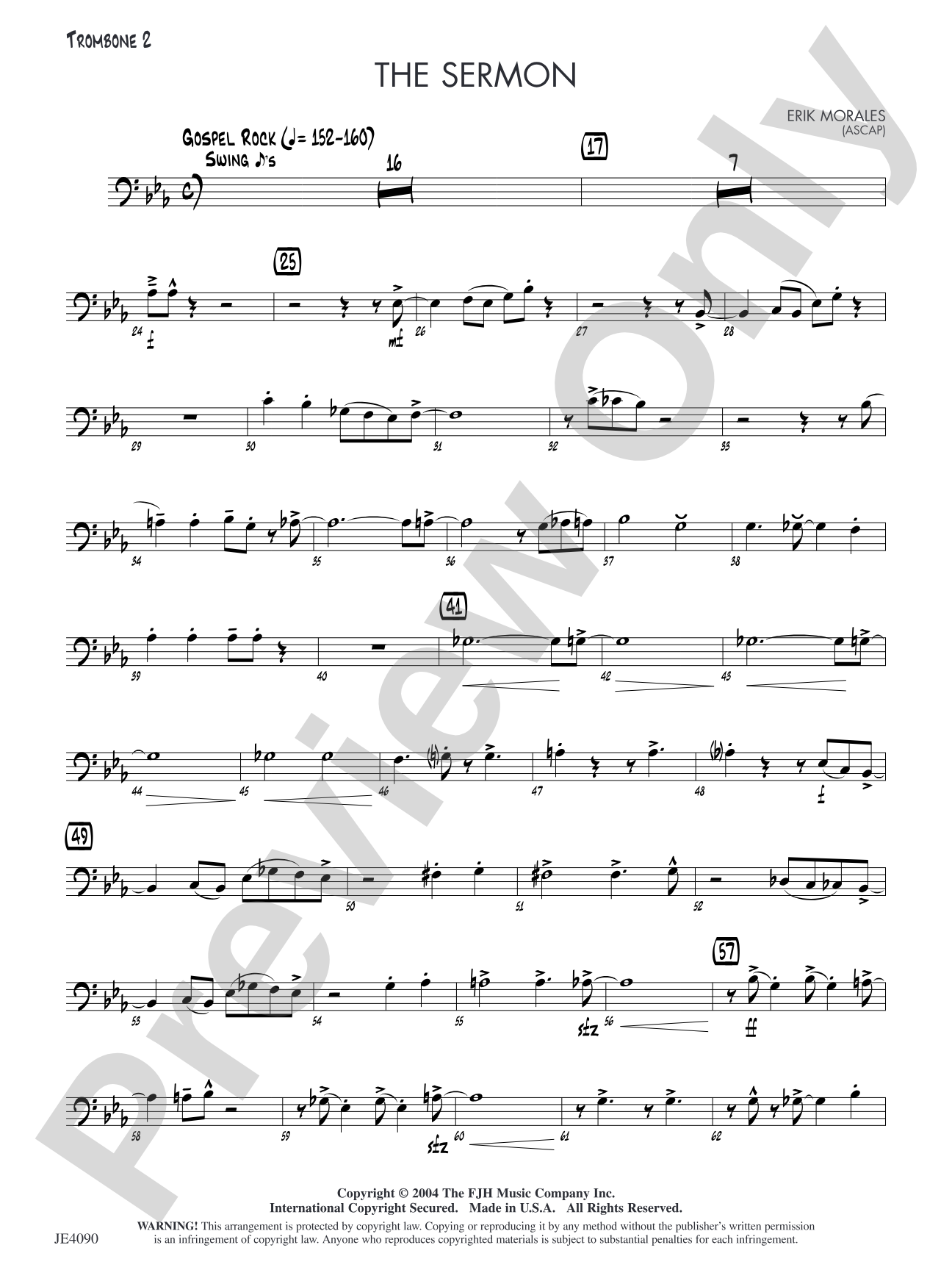 The Sermon: Trombone 2