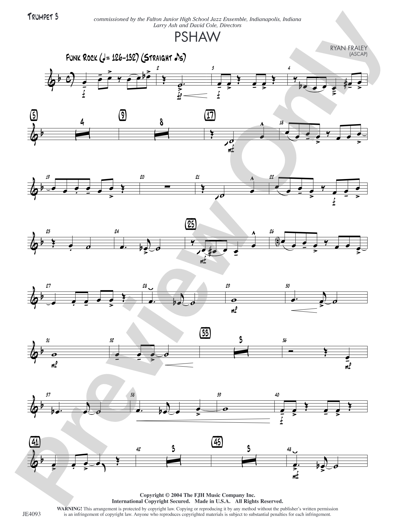 Pshaw: Opt. Trumpet 3