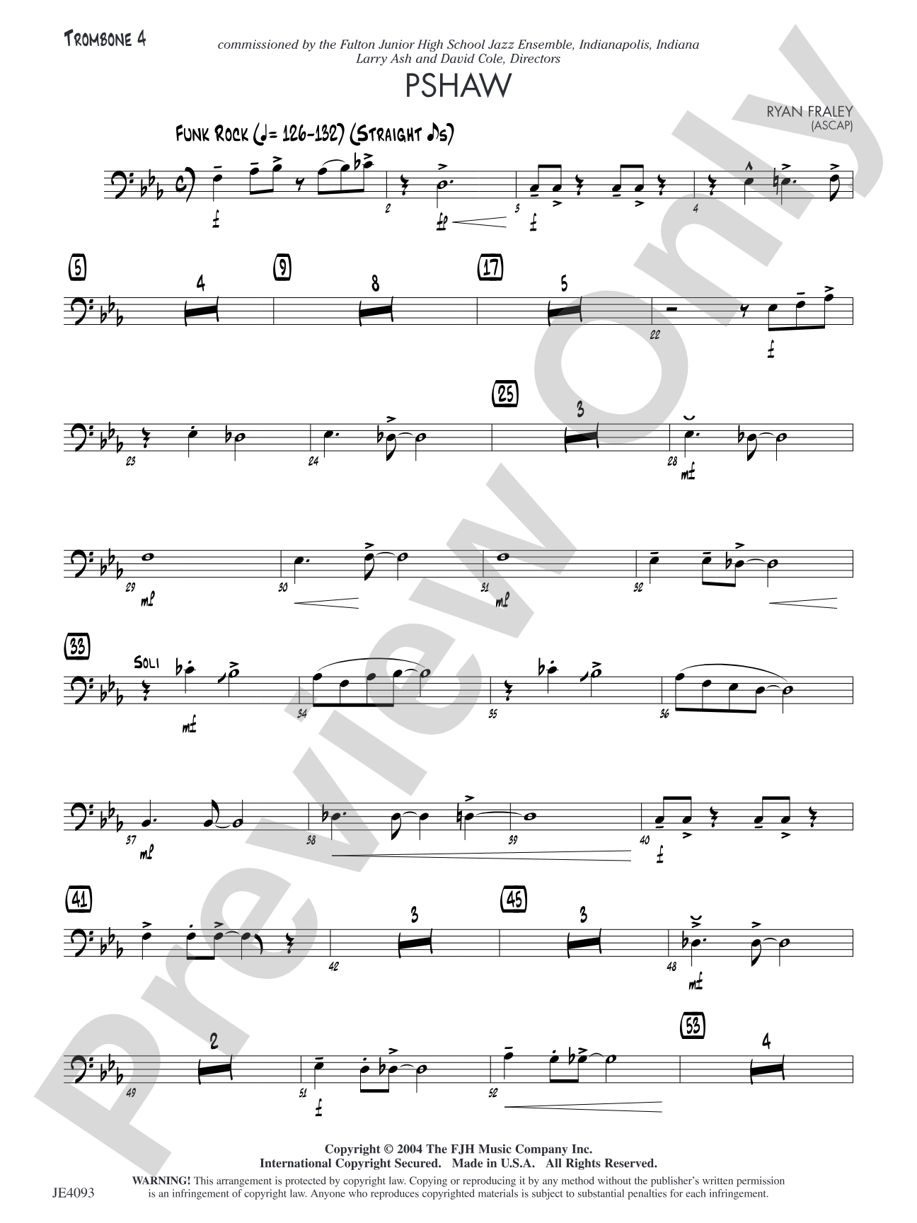 Pshaw: Opt. Trombone 4