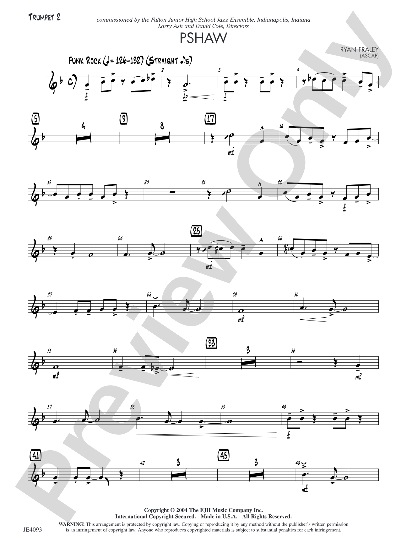 Pshaw: Trumpet 2